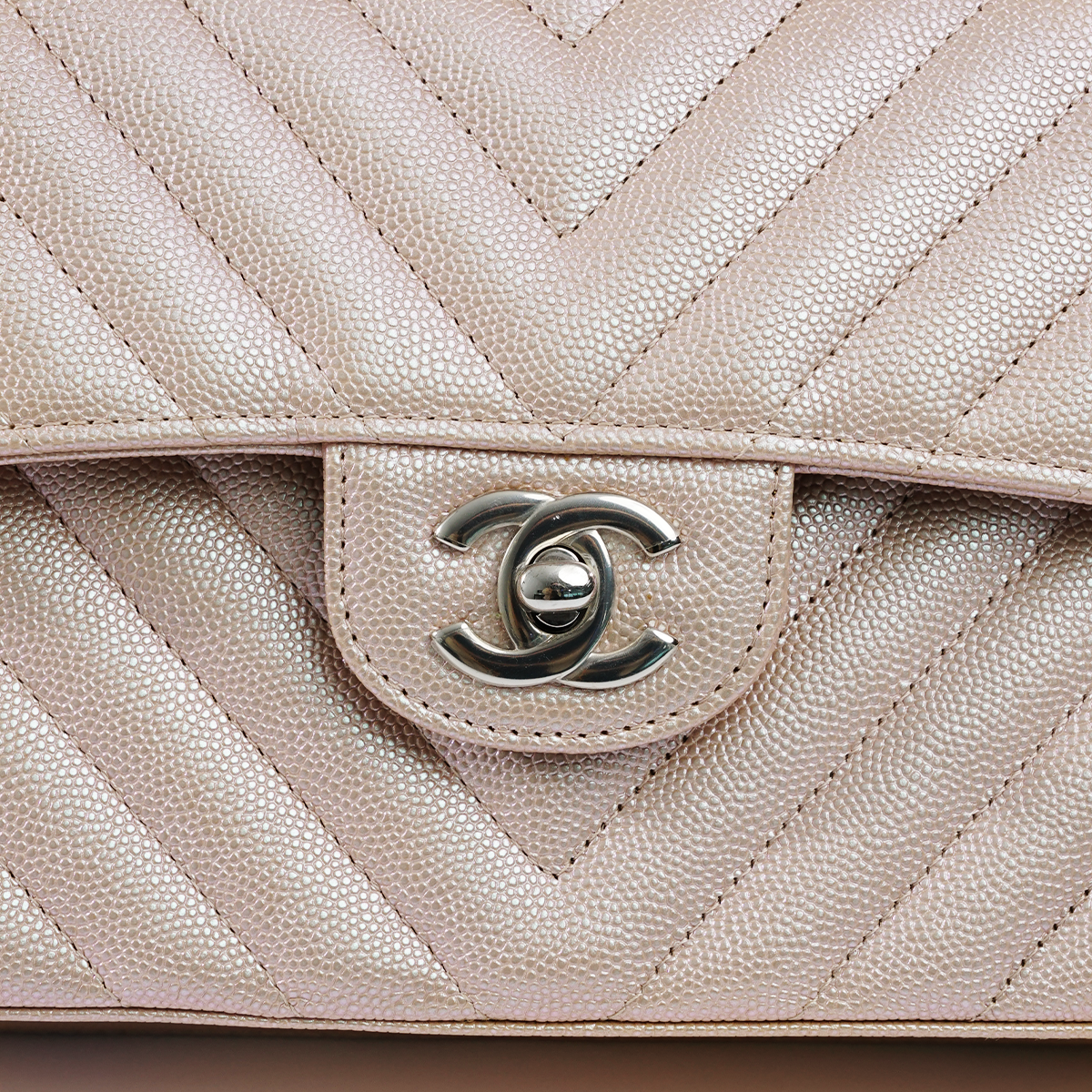 Small Double Flap 17B Rosegold