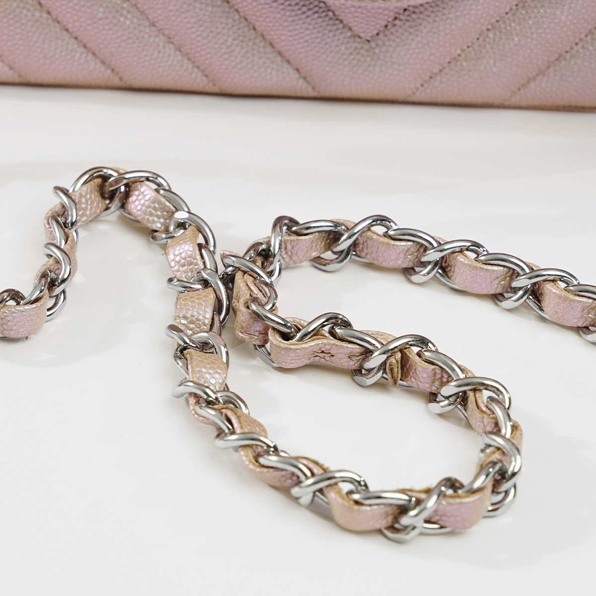 Small Double Flap 17B Rosegold