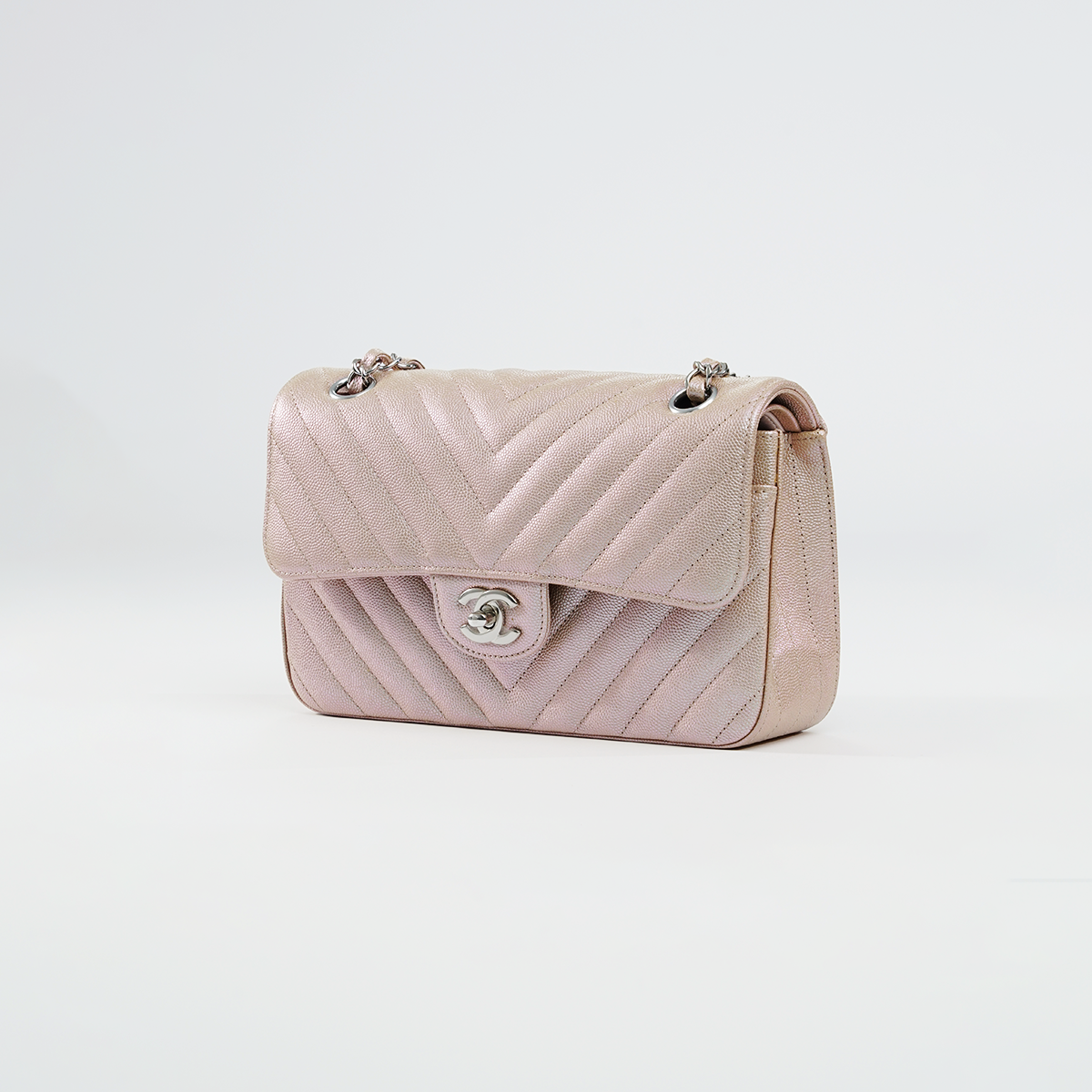 Small Double Flap 17B Rosegold