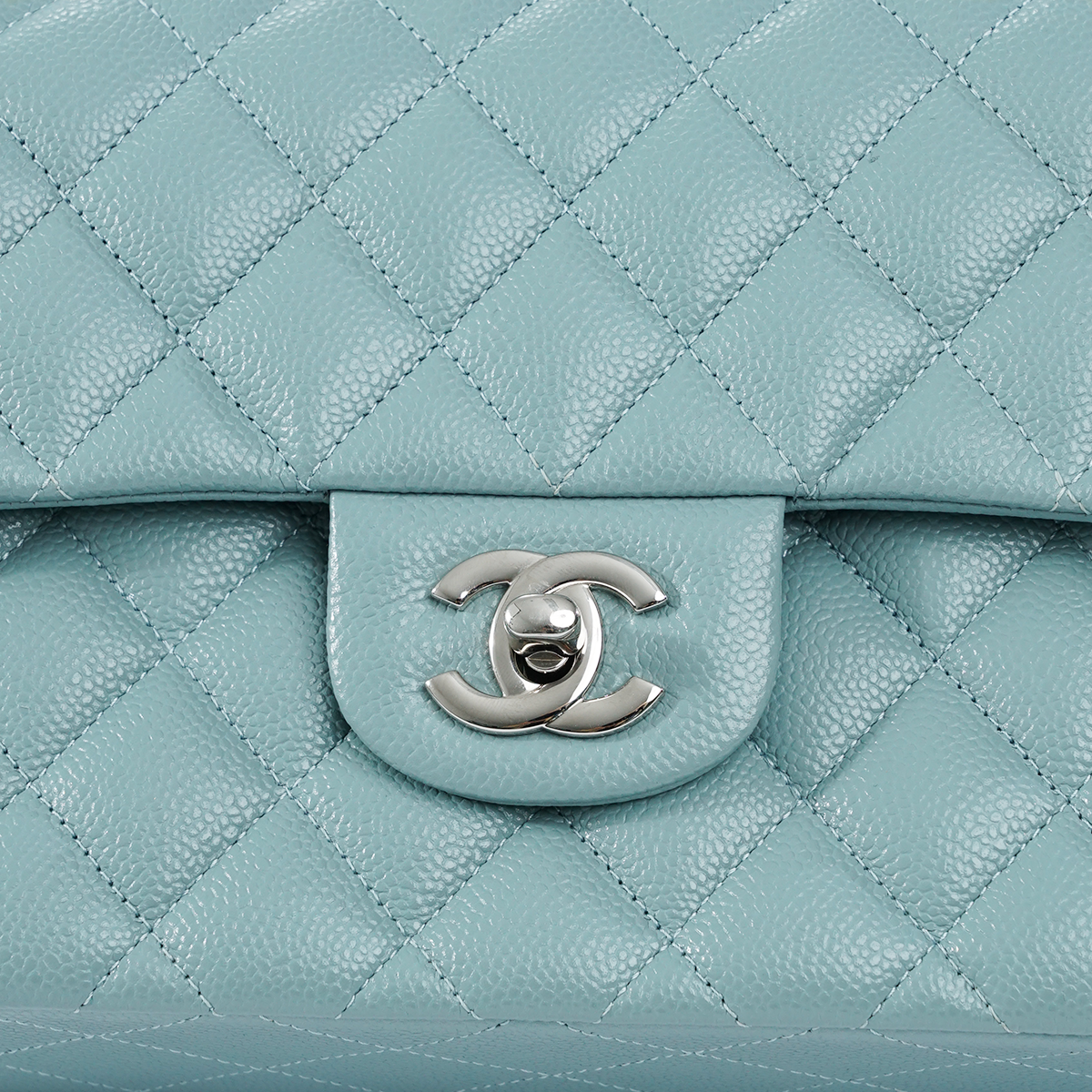 Small Double Flap Pale Blue