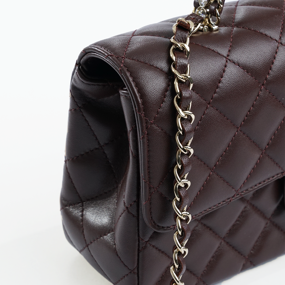 Strass Top Handle Small Flap