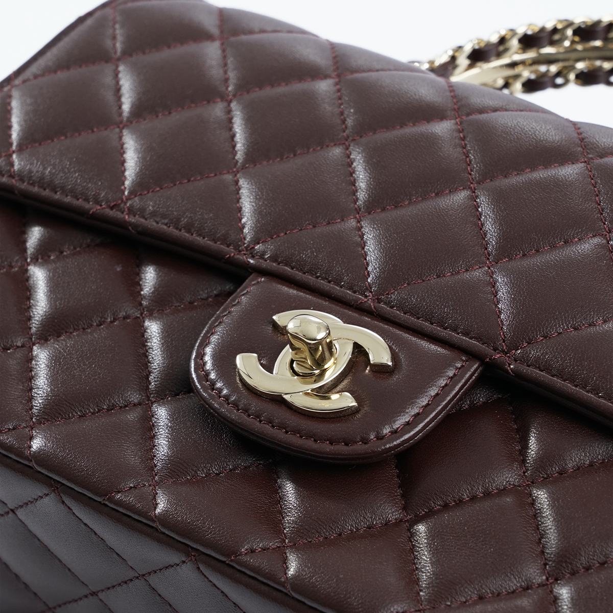 Strass Top Handle Small Flap