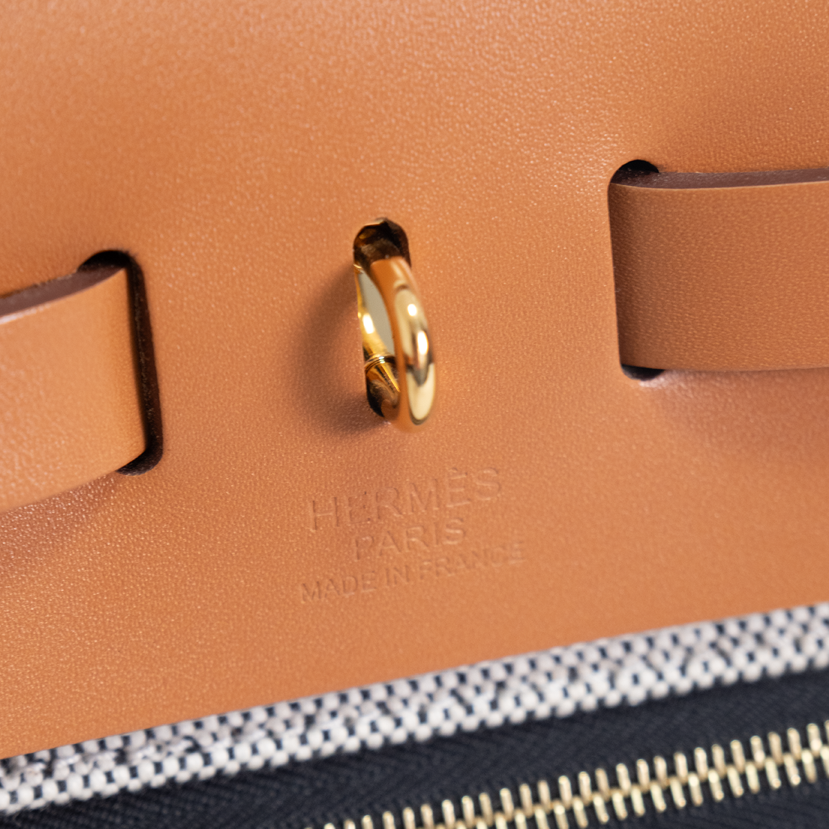 Herbag 31 Gold / Noir Coated Canvas - stamp W
