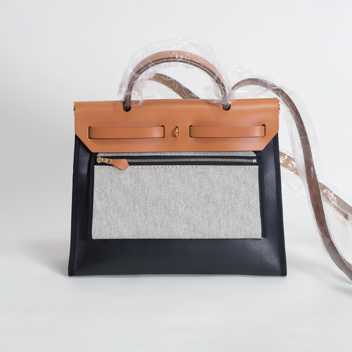 Herbag 31 Gold / Noir Coated Canvas - stamp W