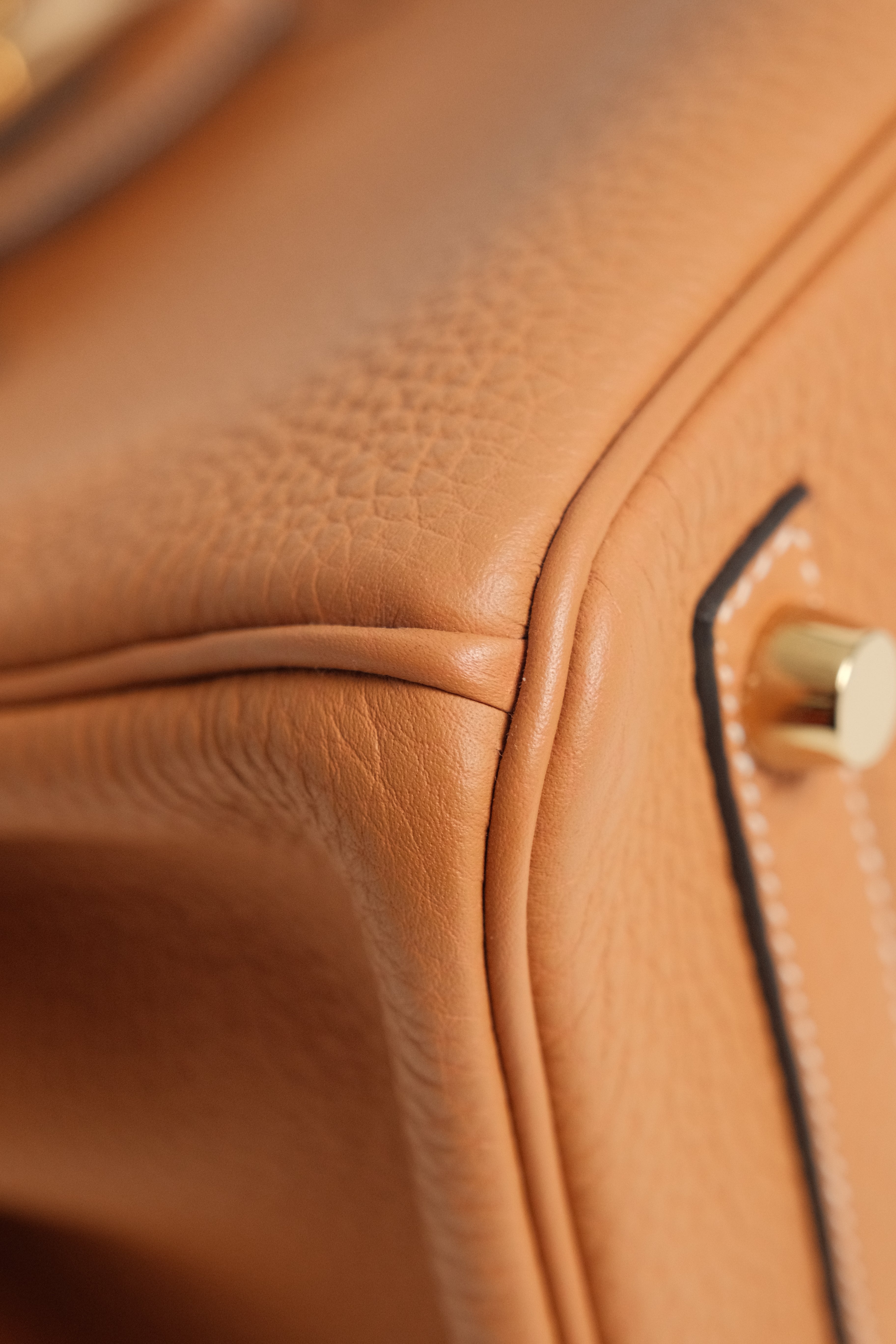 Birkin 25 B25 Toffee Stamp C