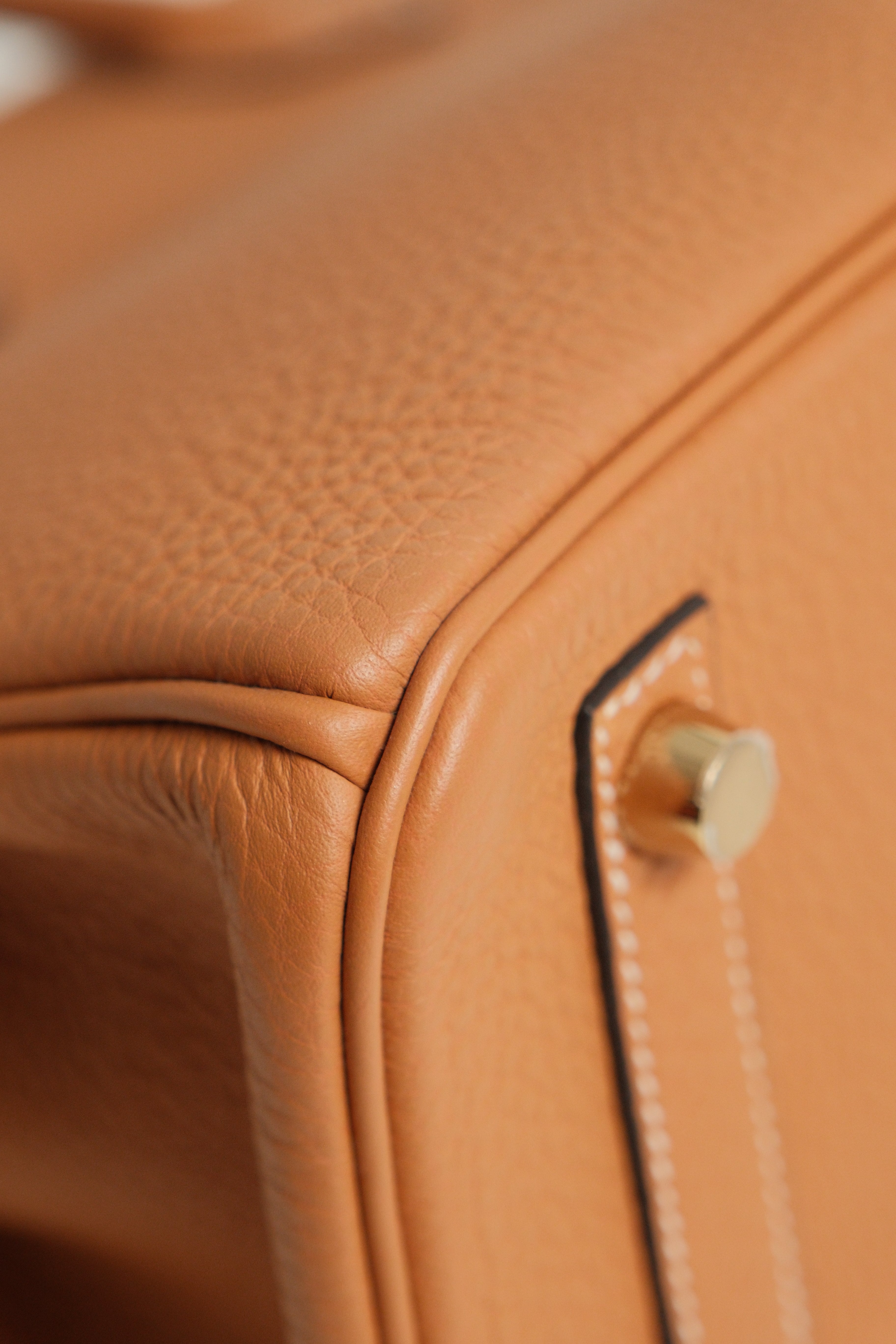 Birkin 25 B25 Toffee Stamp C