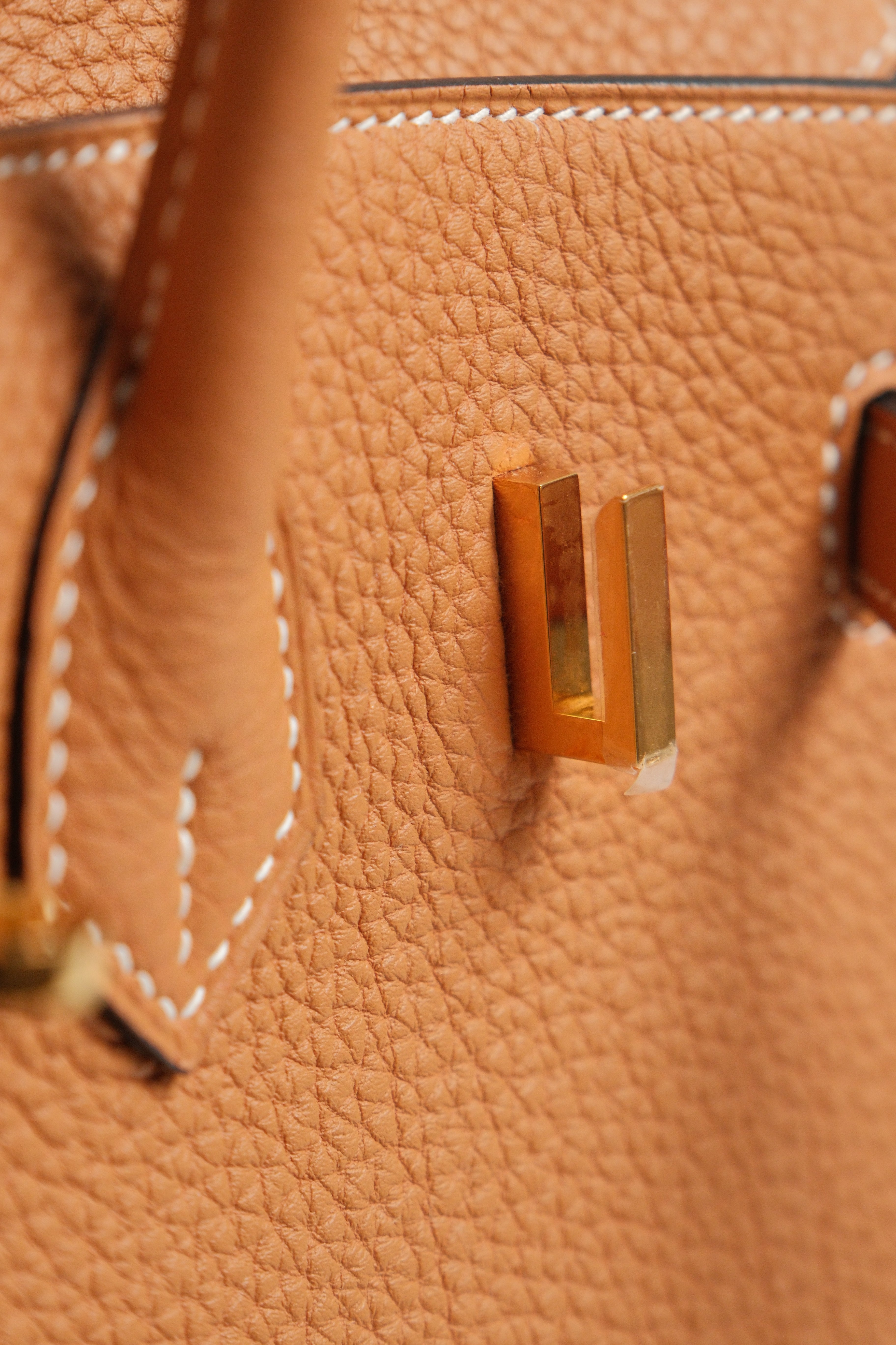 Birkin 25 B25 Toffee Stamp C