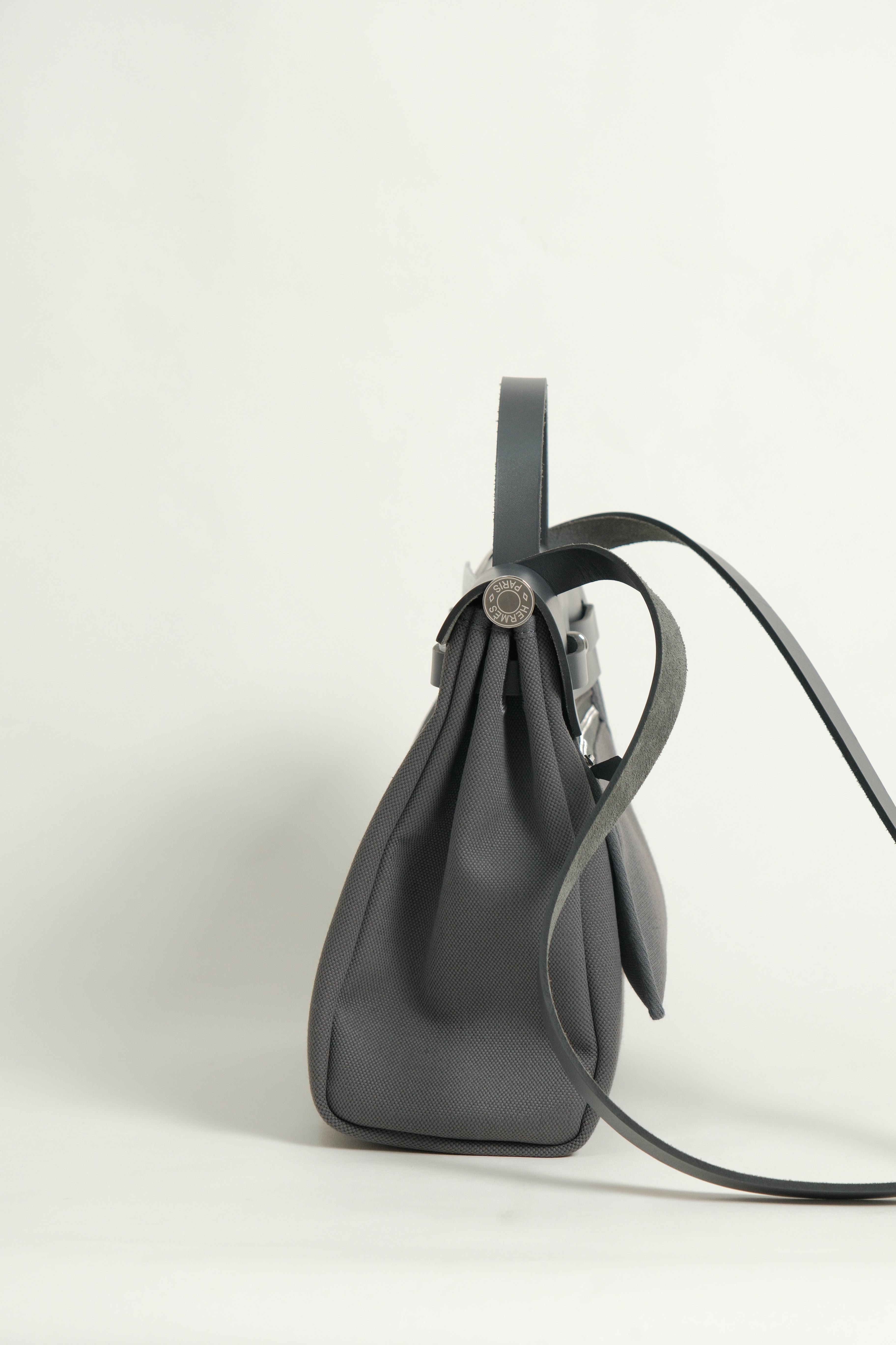 UNUSED Herbag 31 Ardoise (85) Canvas Leather Palladium hardware K (2025)