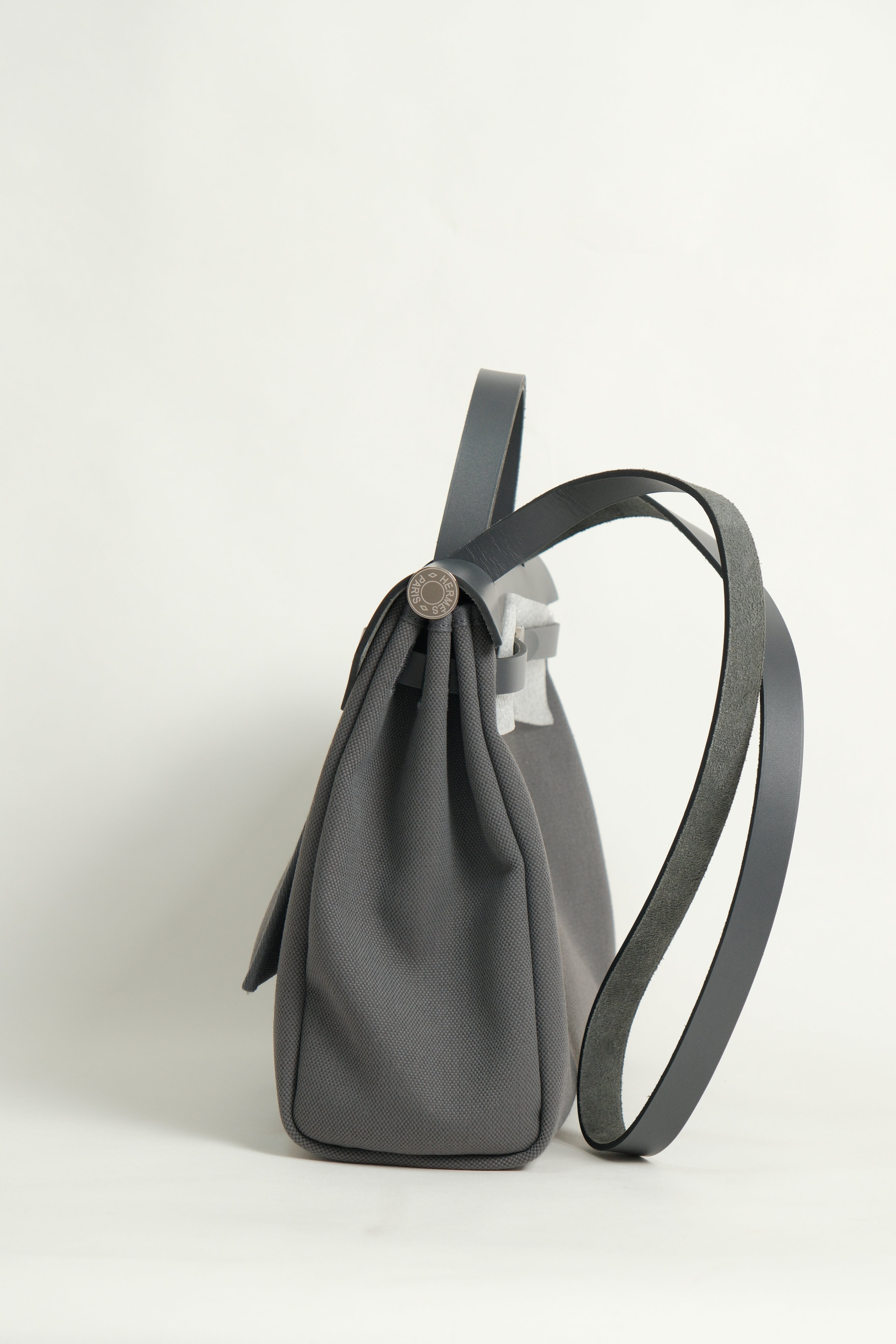 UNUSED Herbag 31 Ardoise (85) Canvas Leather Palladium hardware K (2025)