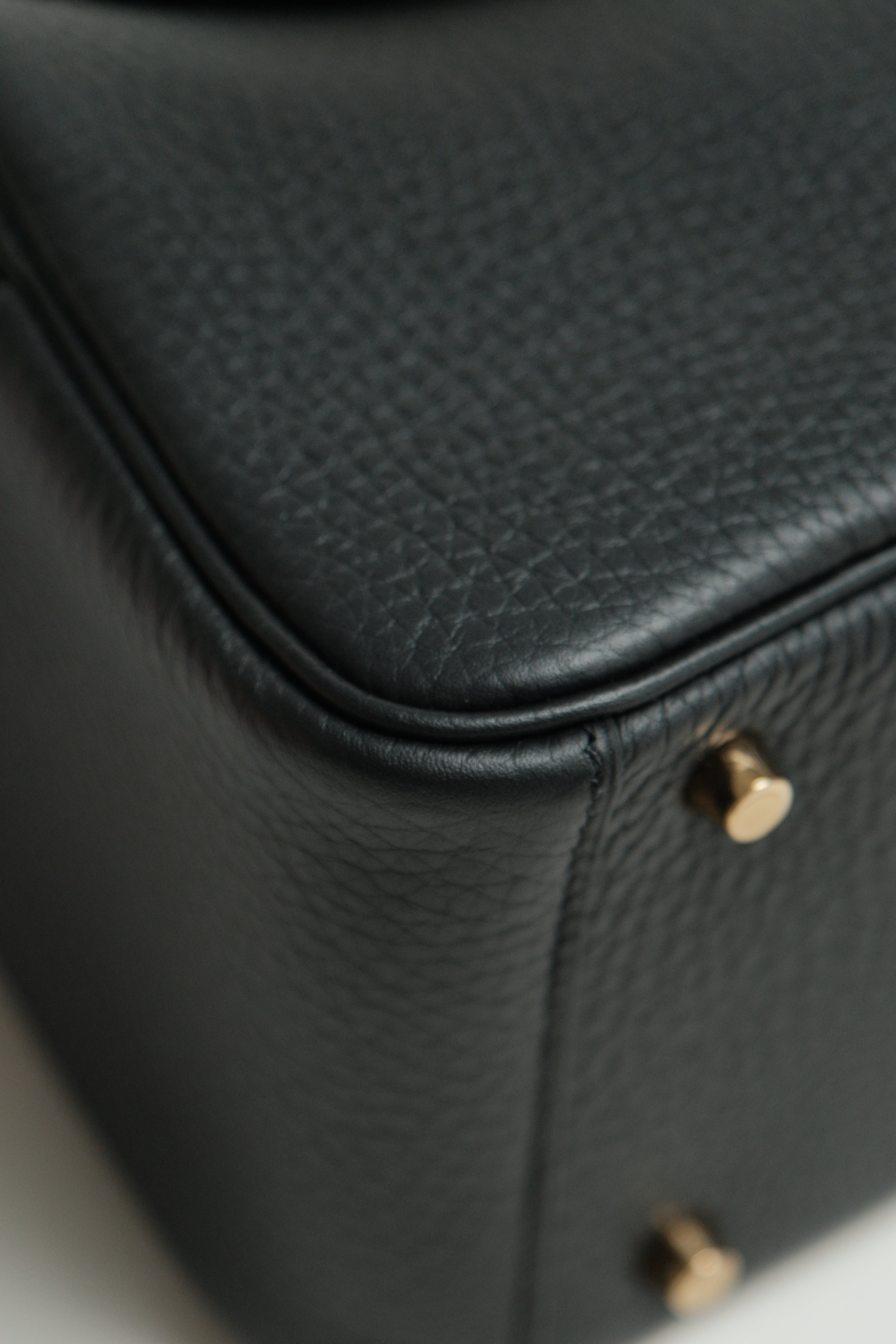 Brand New Mini Lindy Noir GHW Stamp K 2025