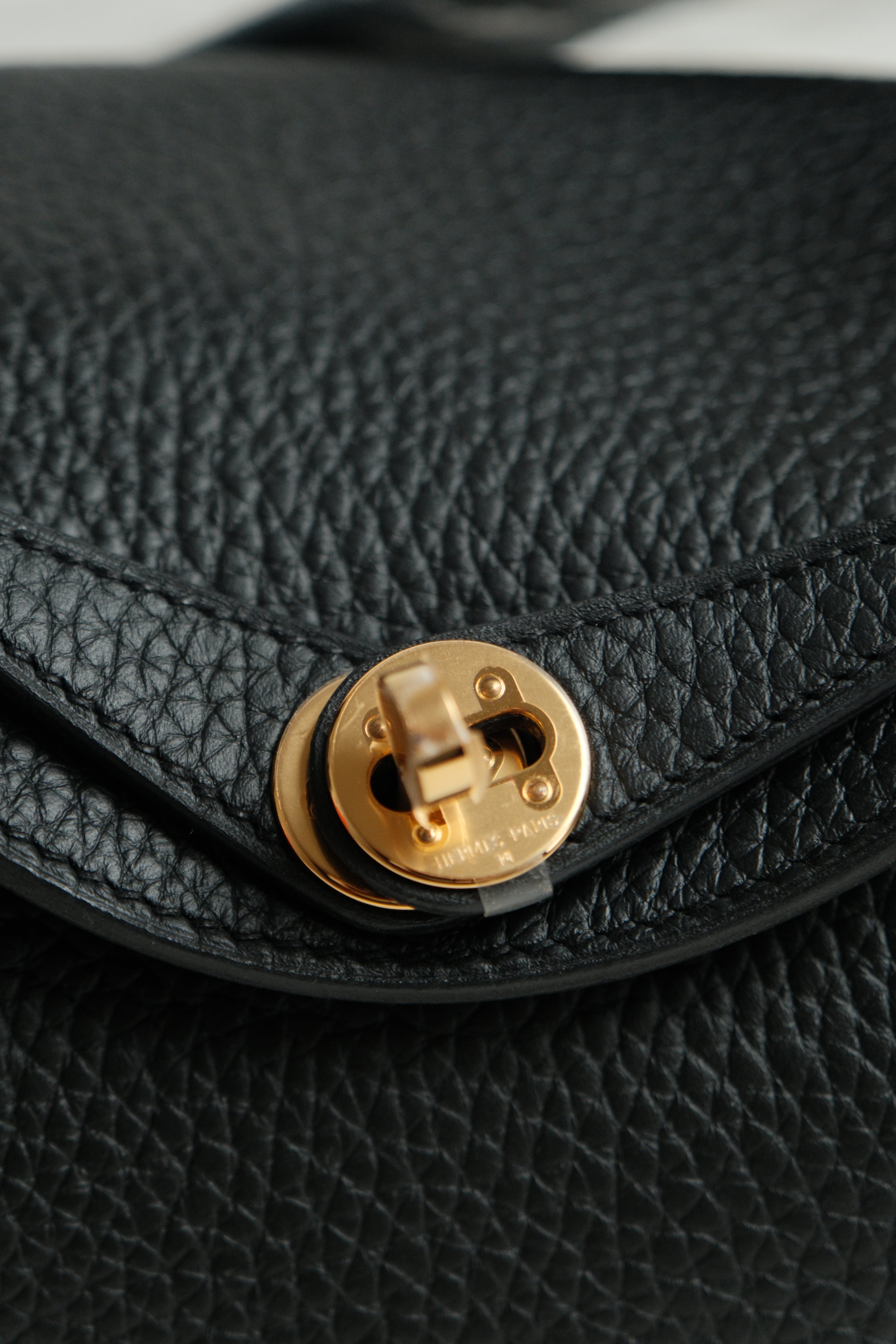 Brand New Mini Lindy Noir GHW Stamp K 2025