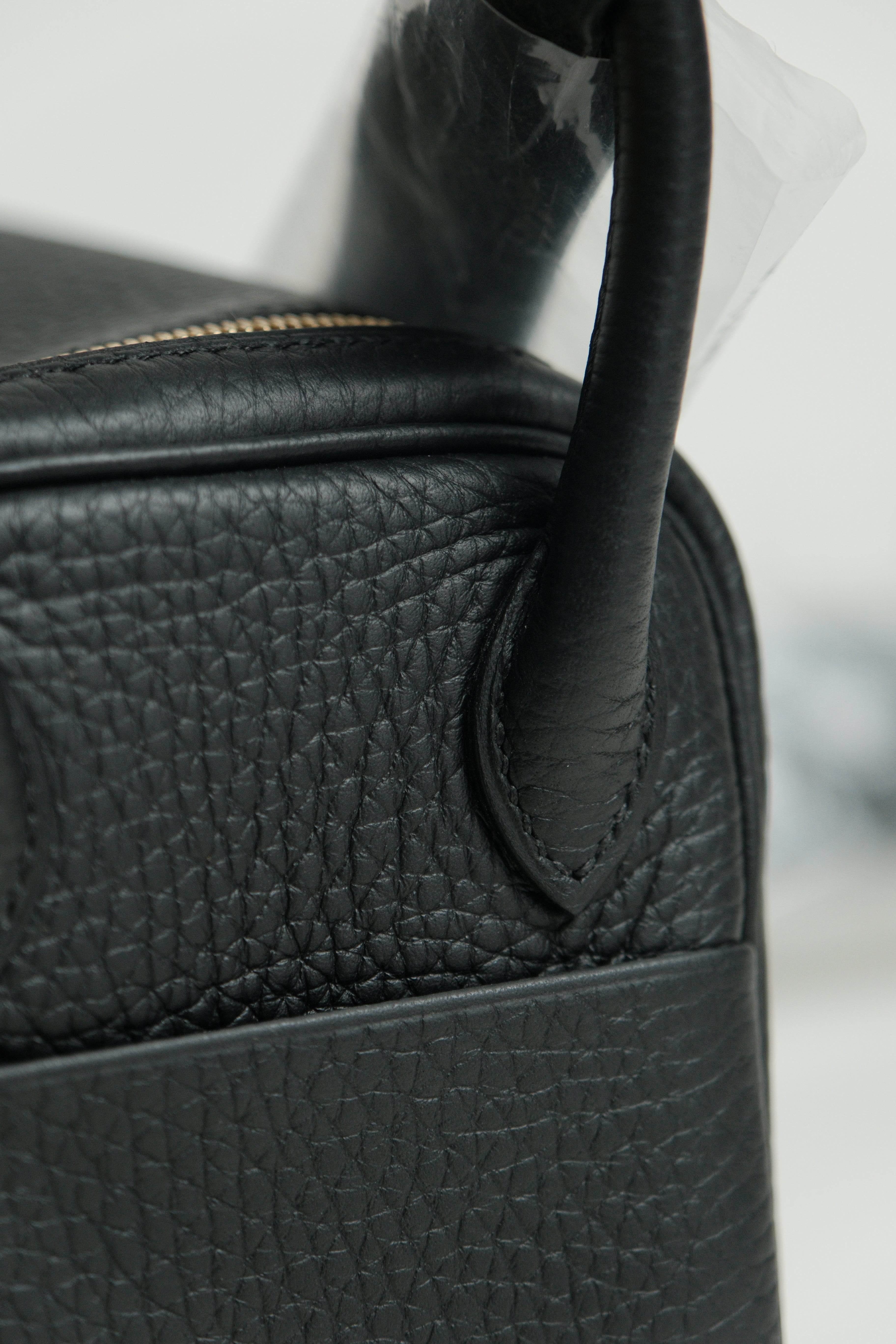 Brand New Mini Lindy Noir GHW Stamp K 2025