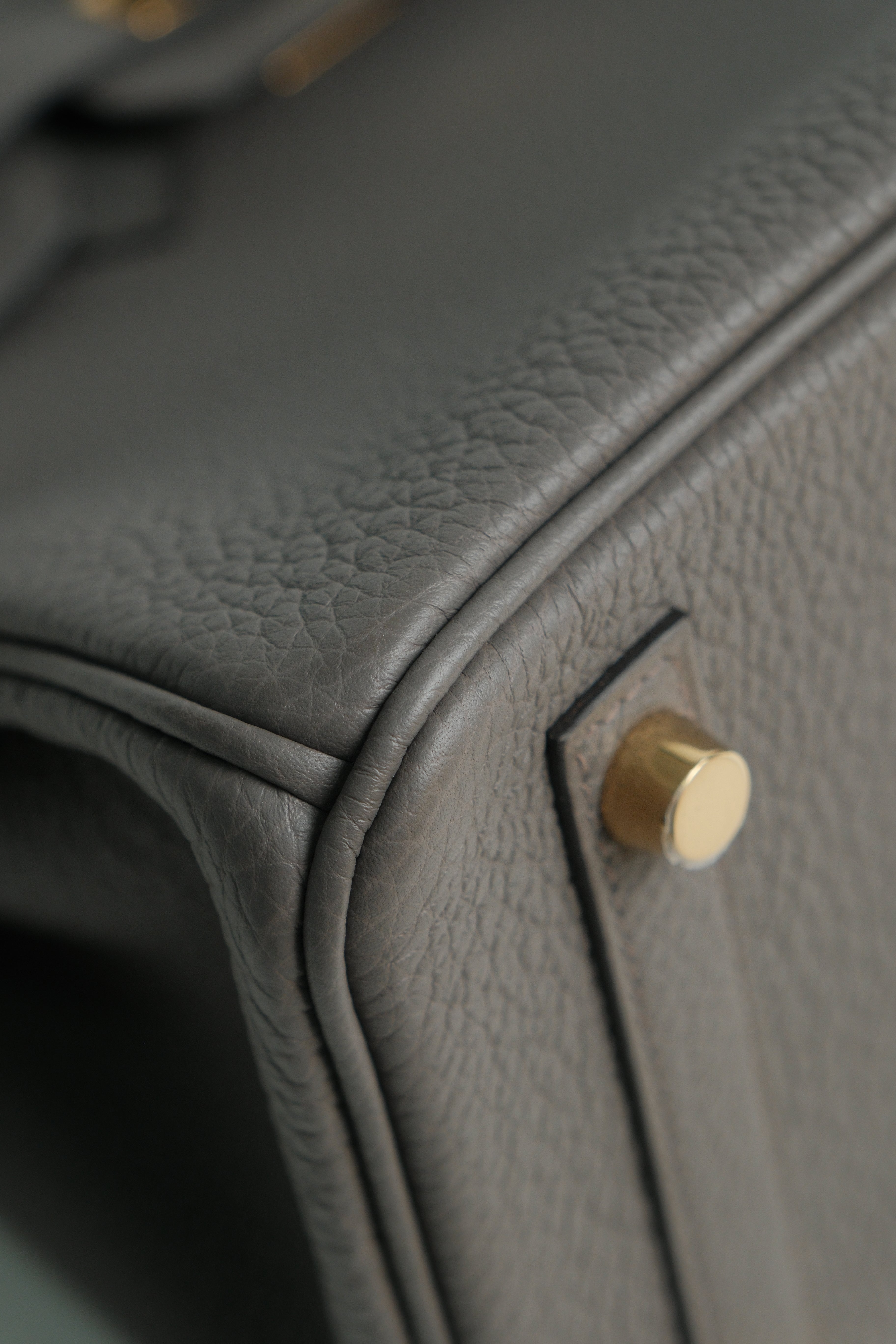 Birkin 25 Gris Etain GHW Stamp Z