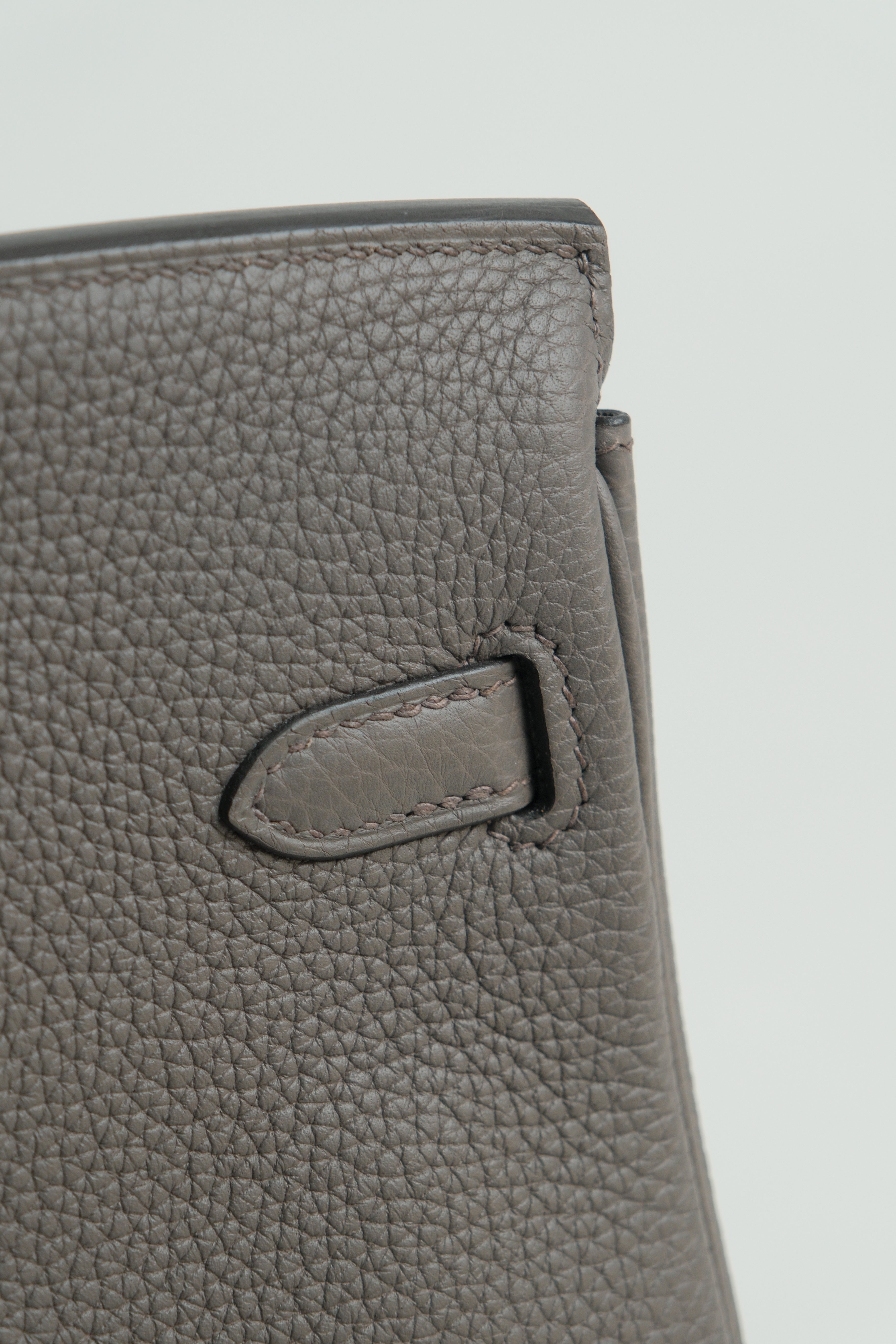 Birkin 25 Gris Etain GHW Stamp Z