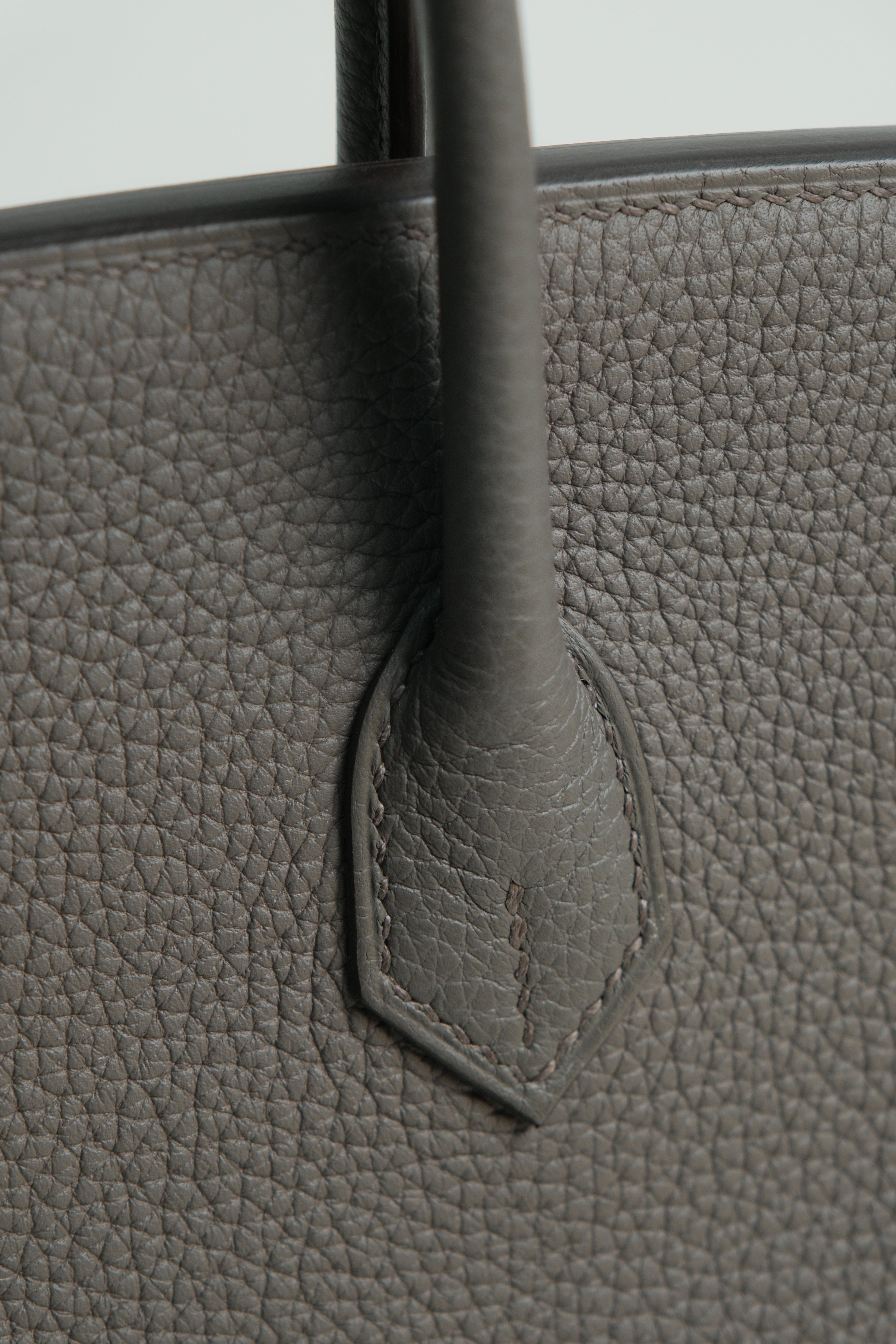 Birkin 25 Gris Etain GHW Stamp Z