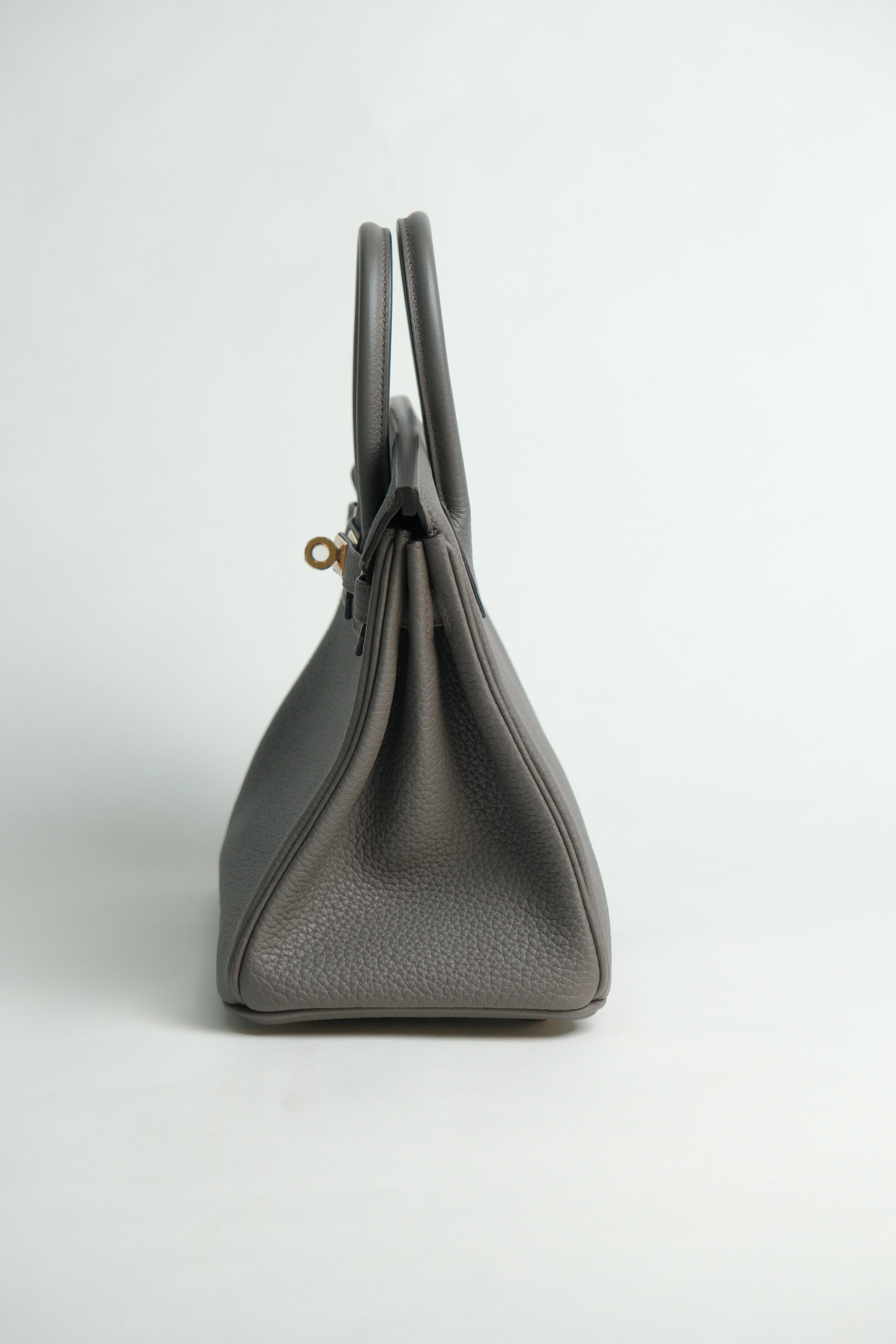 Birkin 25 Gris Etain GHW Stamp Z