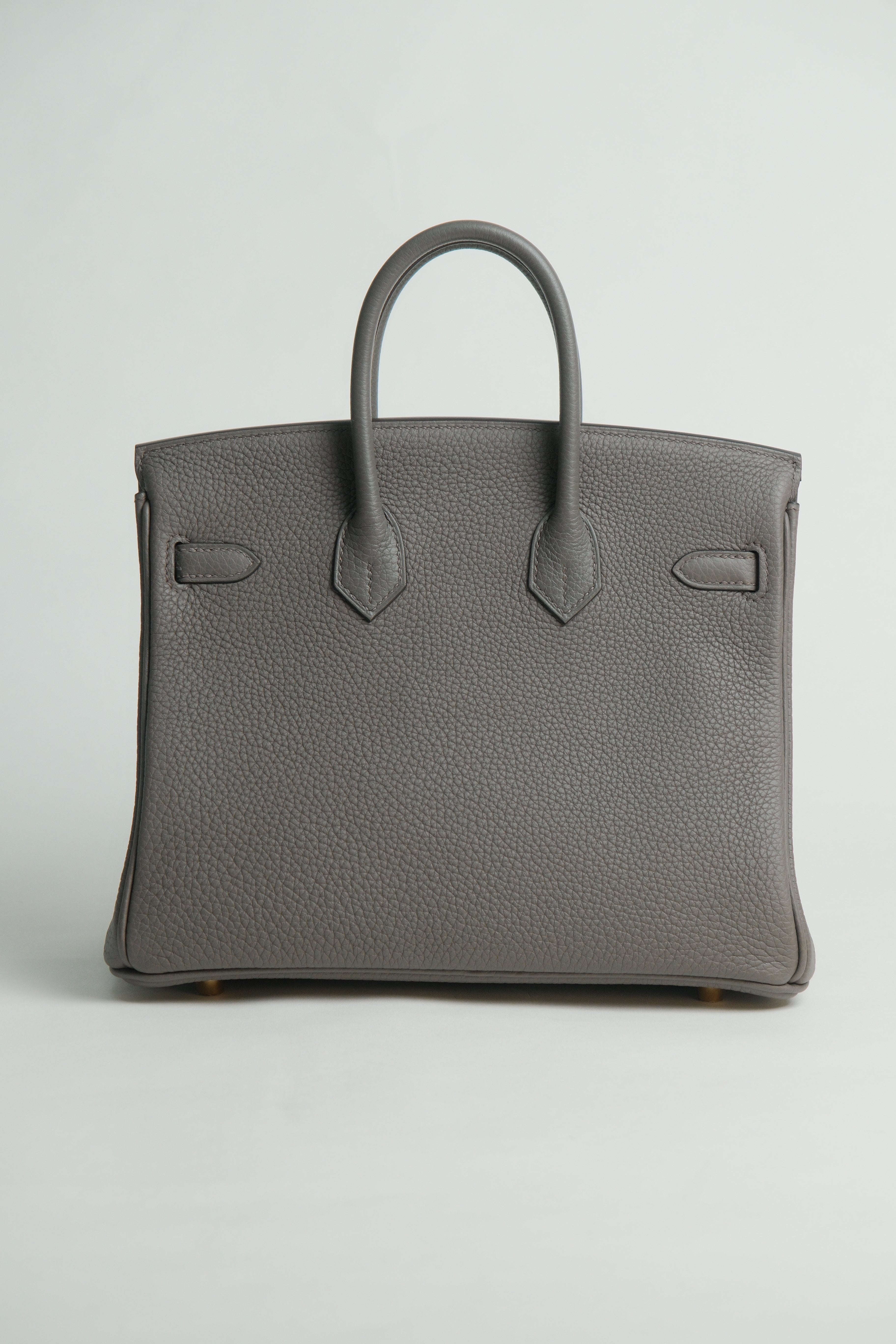 Birkin 25 Gris Etain GHW Stamp Z