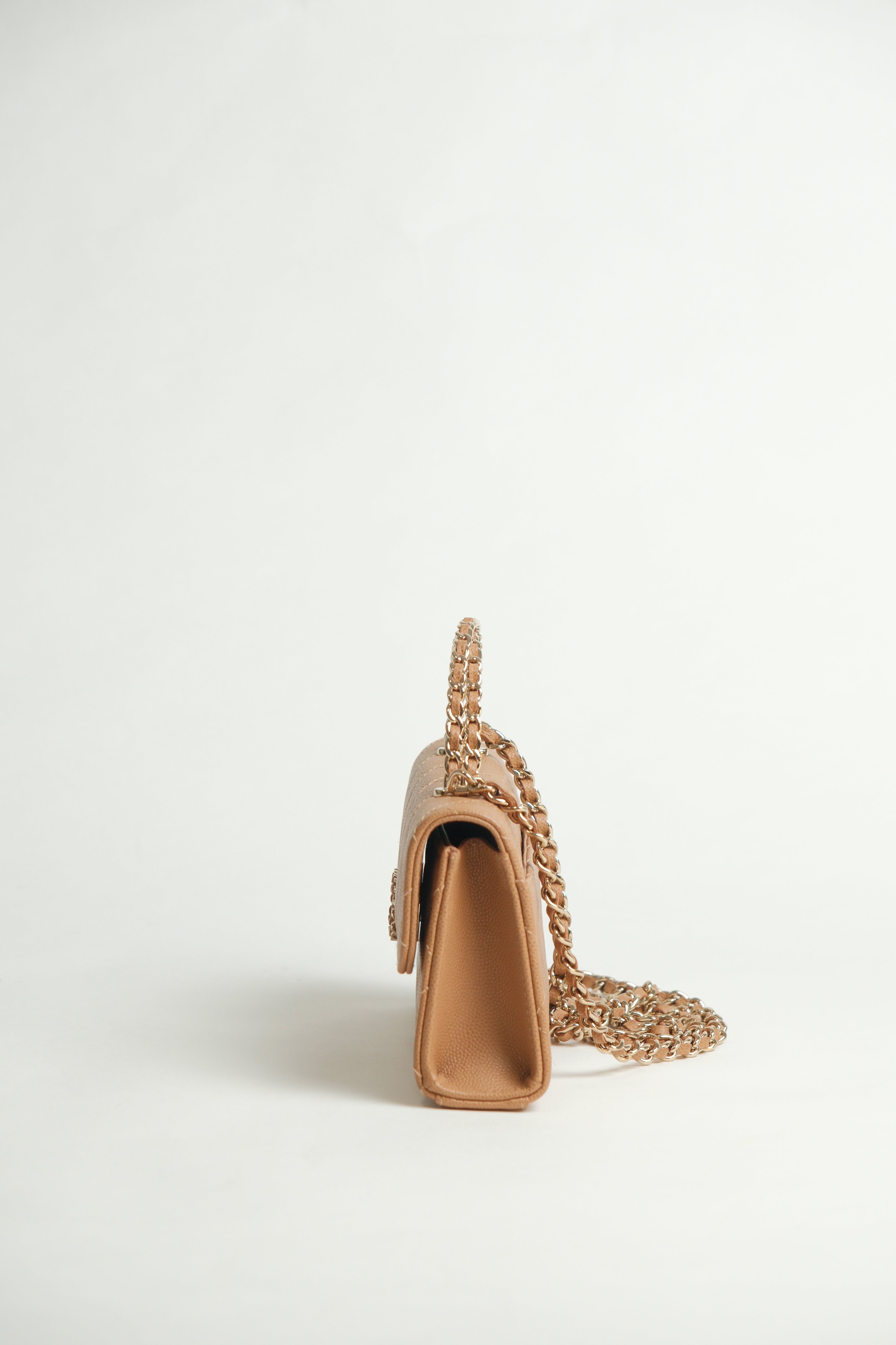 Top Handle Caviar Microchipped