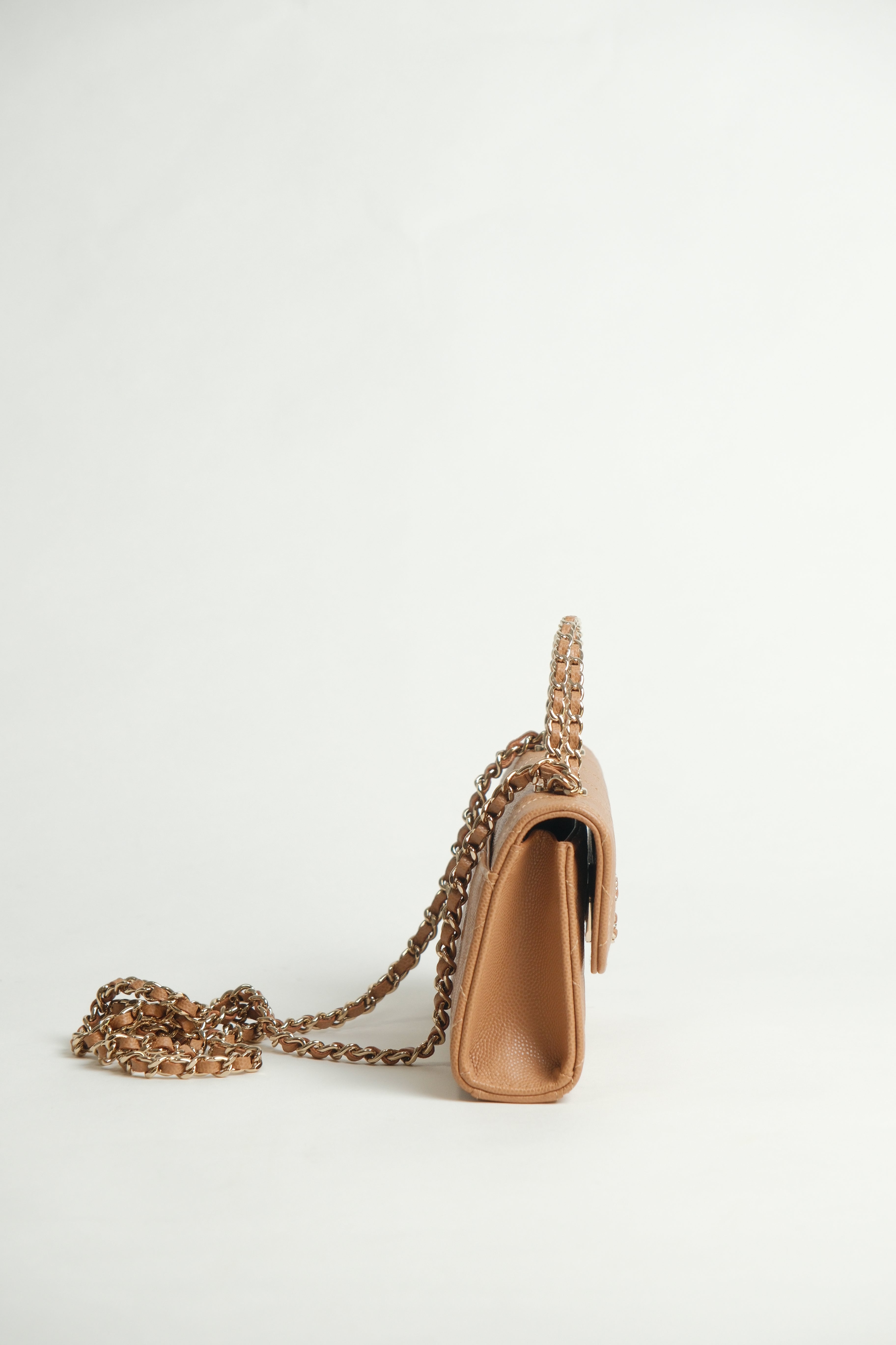 Top Handle Caviar Microchipped