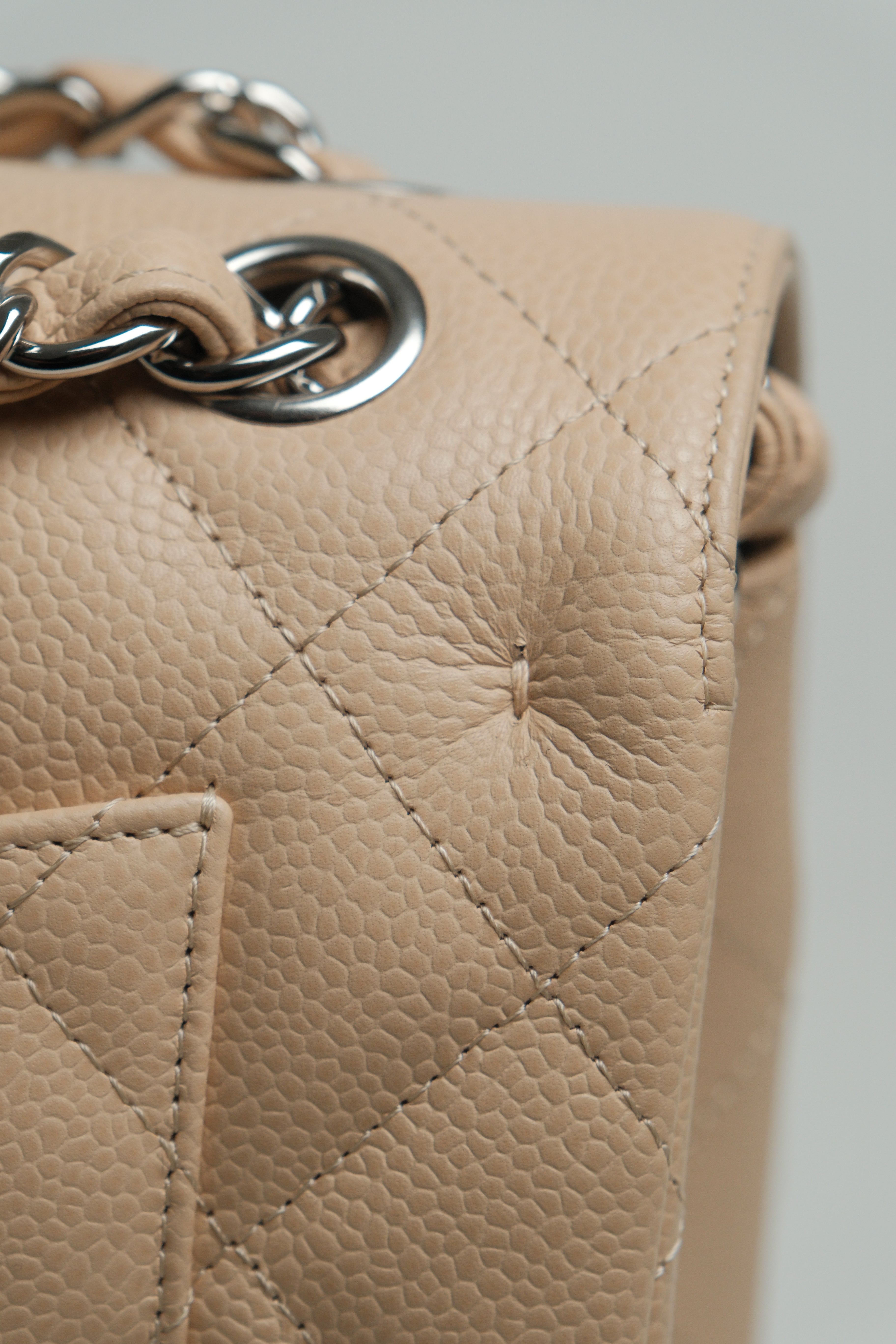 Classic Jumbo Double Flap Caviar