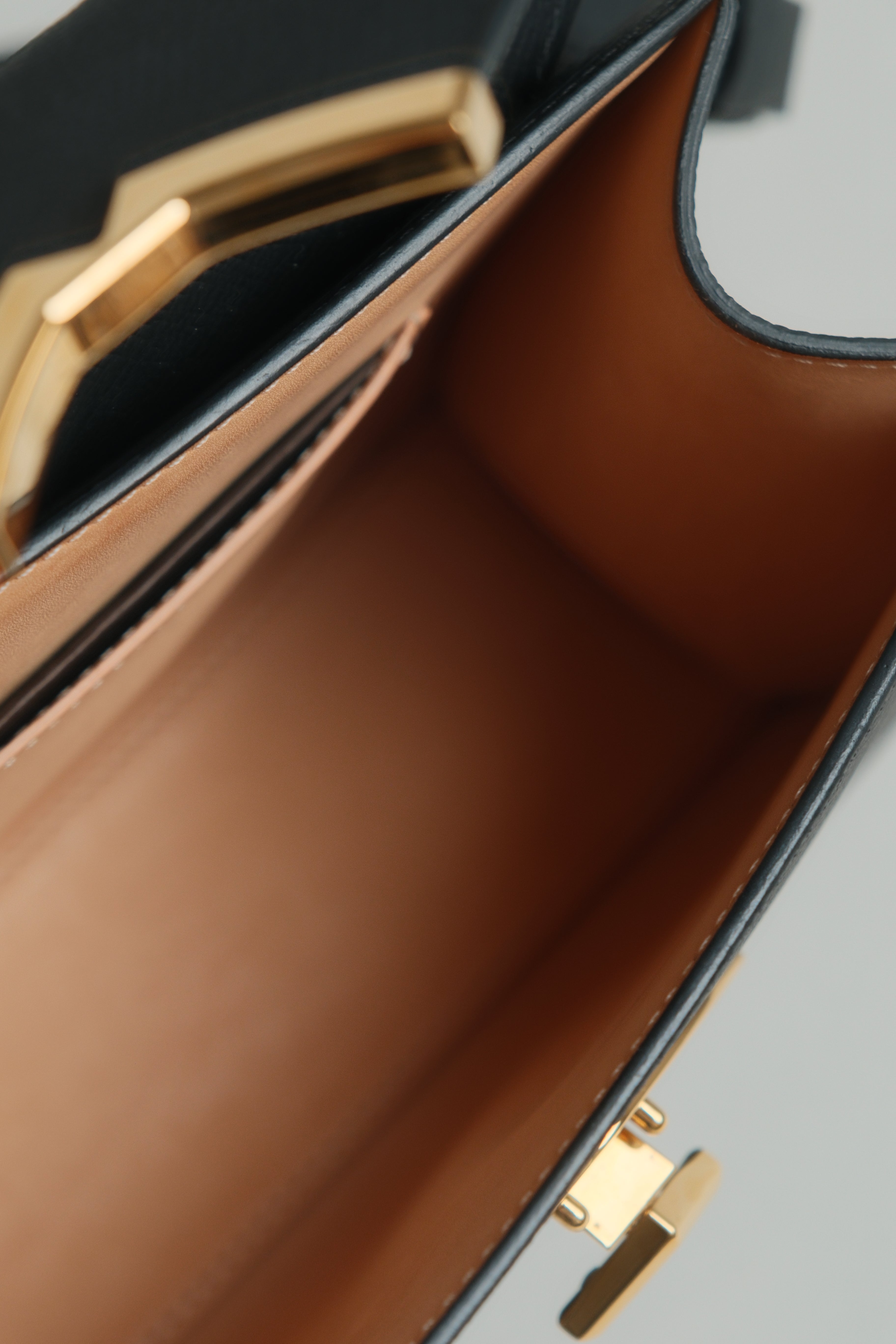Gabrielle Mini Black Gold Hardware