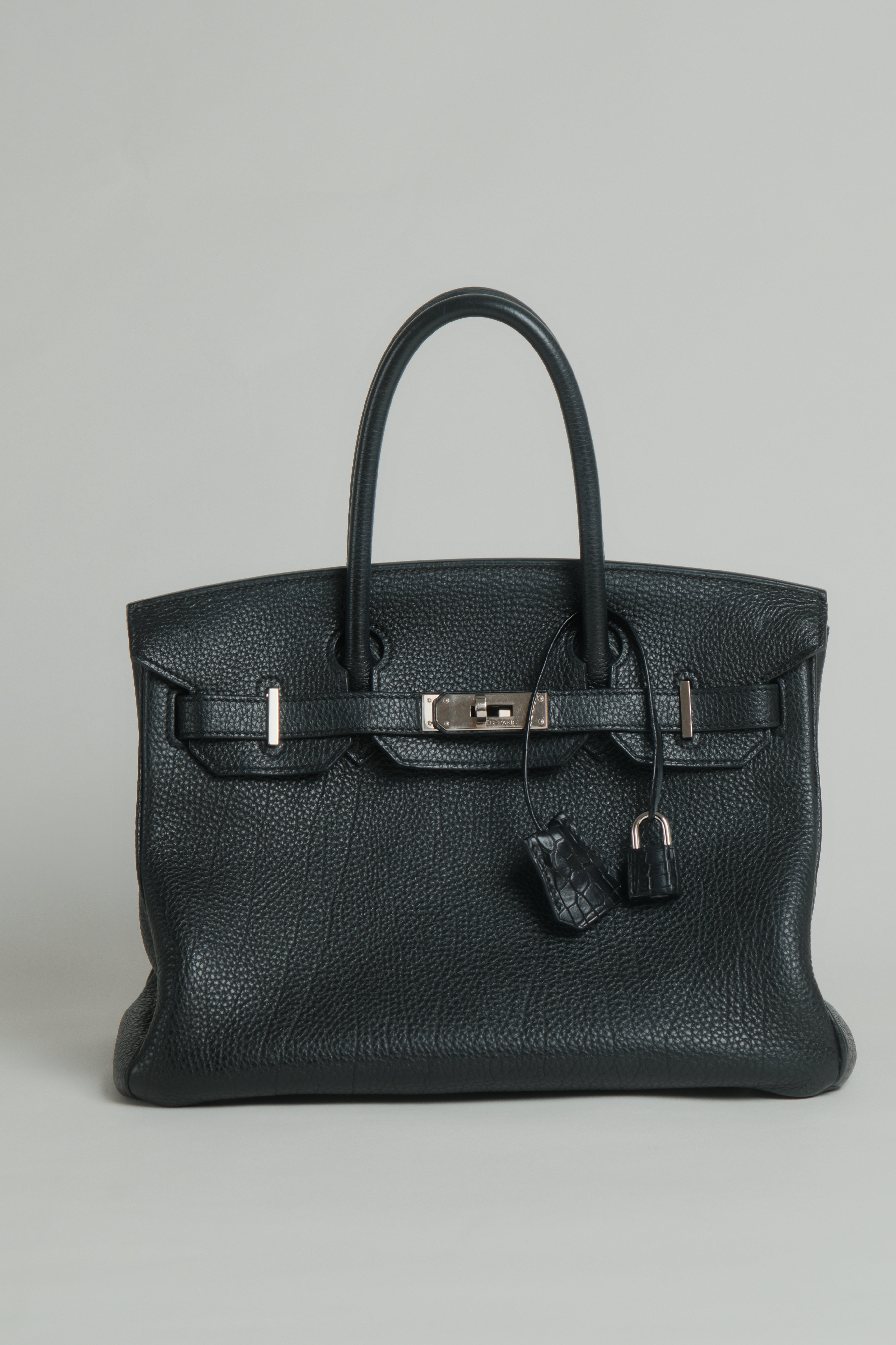 Birkin 30 O Square Noir Palladium