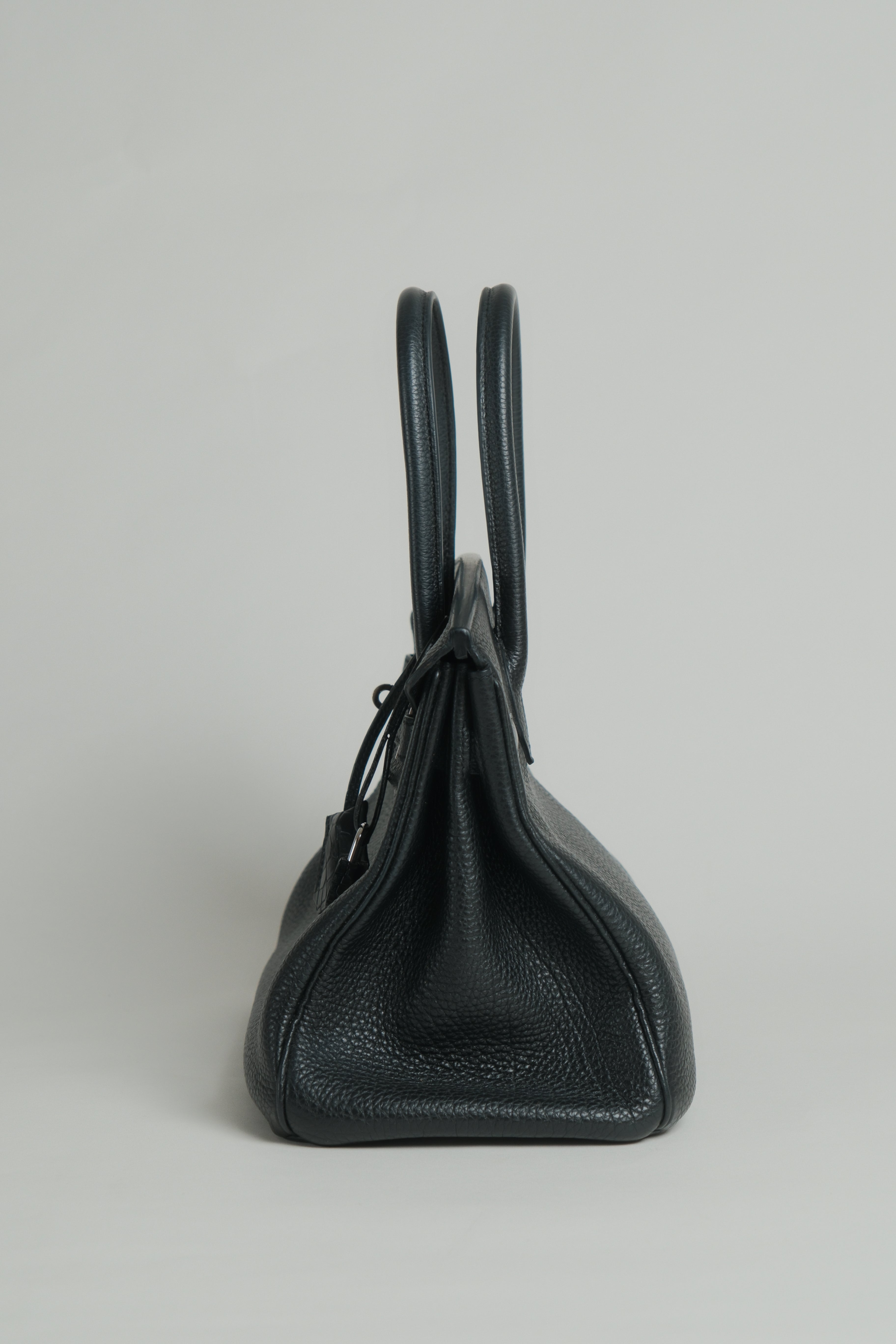 Birkin 30 O Square Noir Palladium