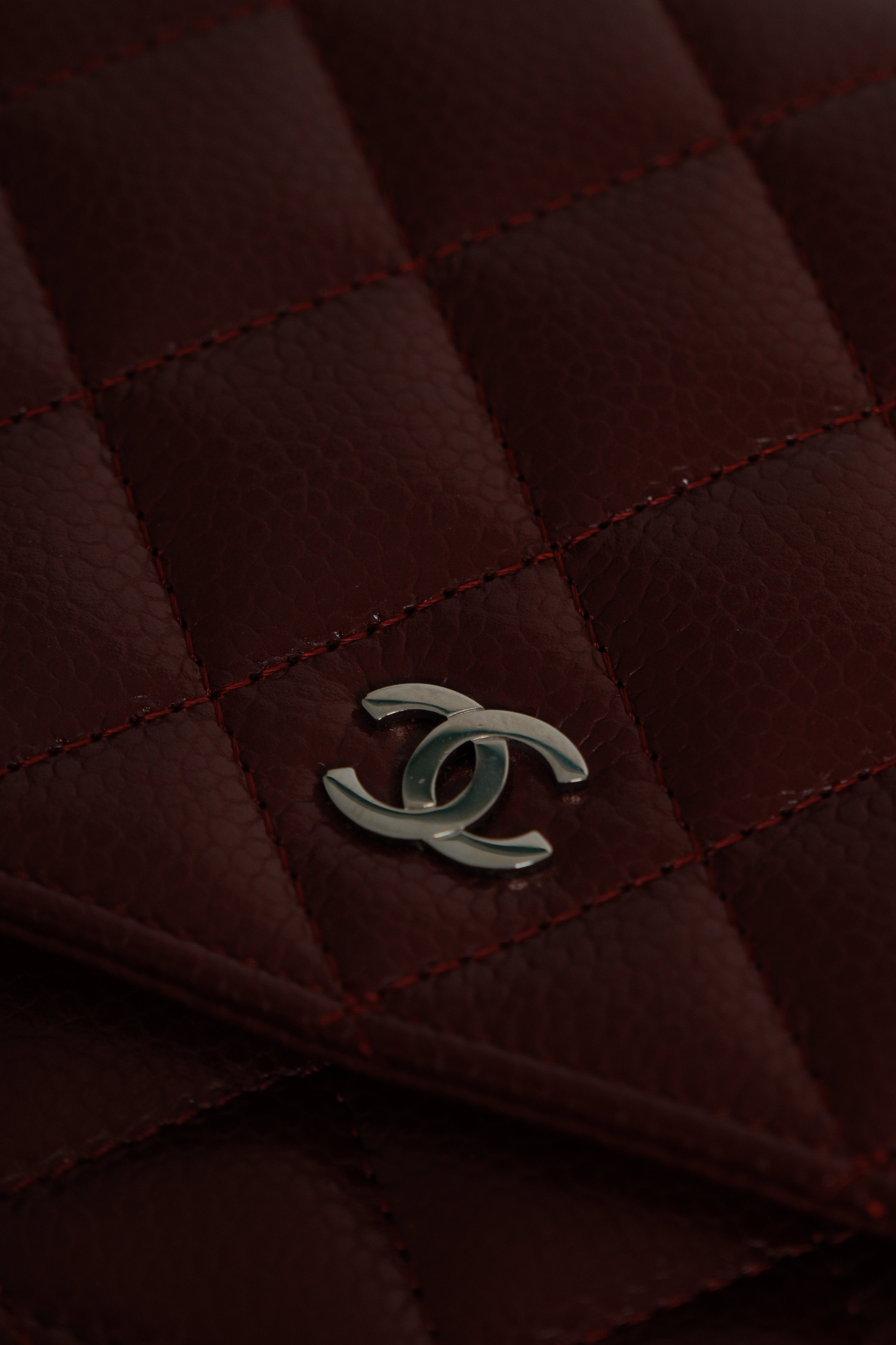 Wallet on Chain Burgundy SHW