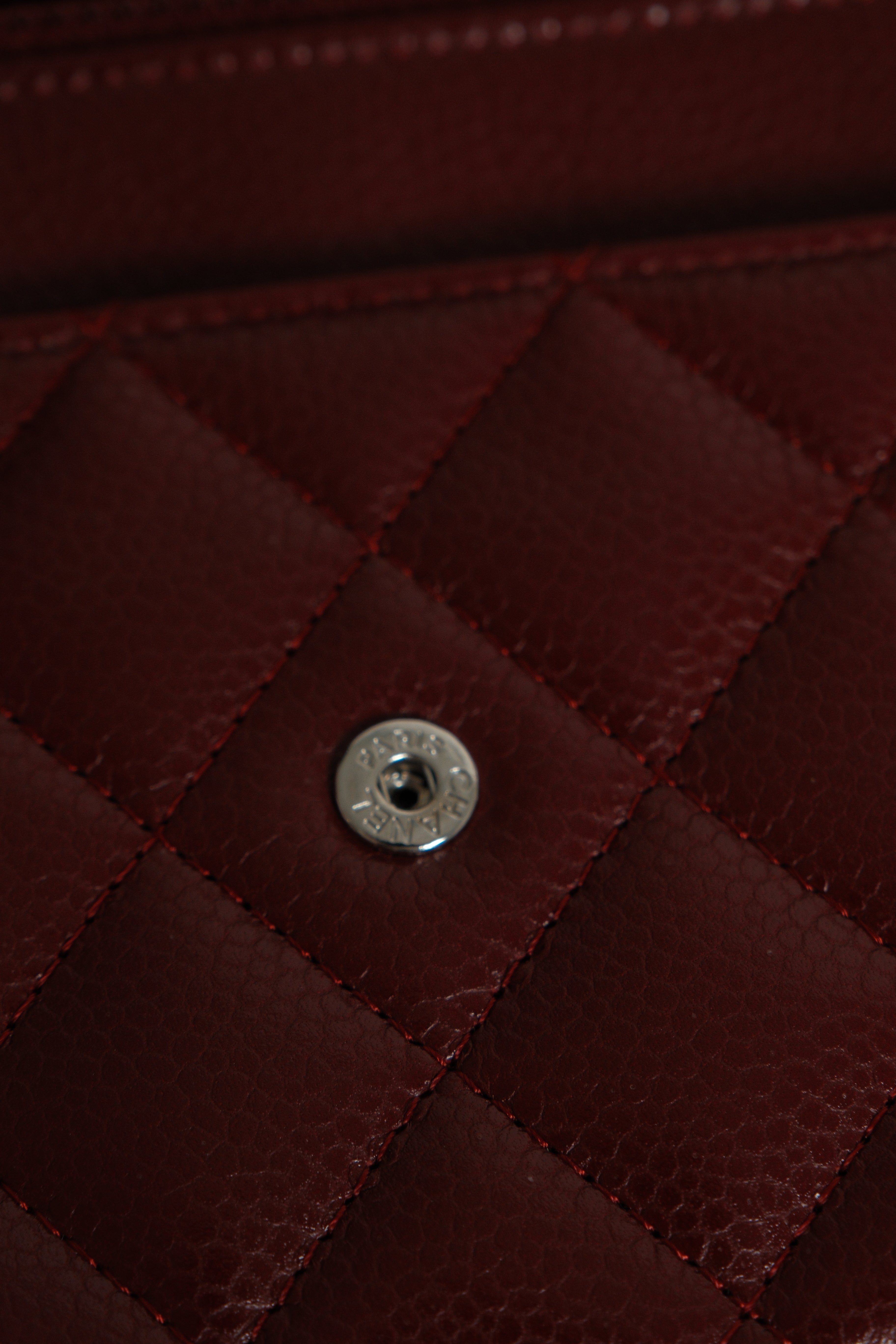 Wallet on Chain Burgundy SHW
