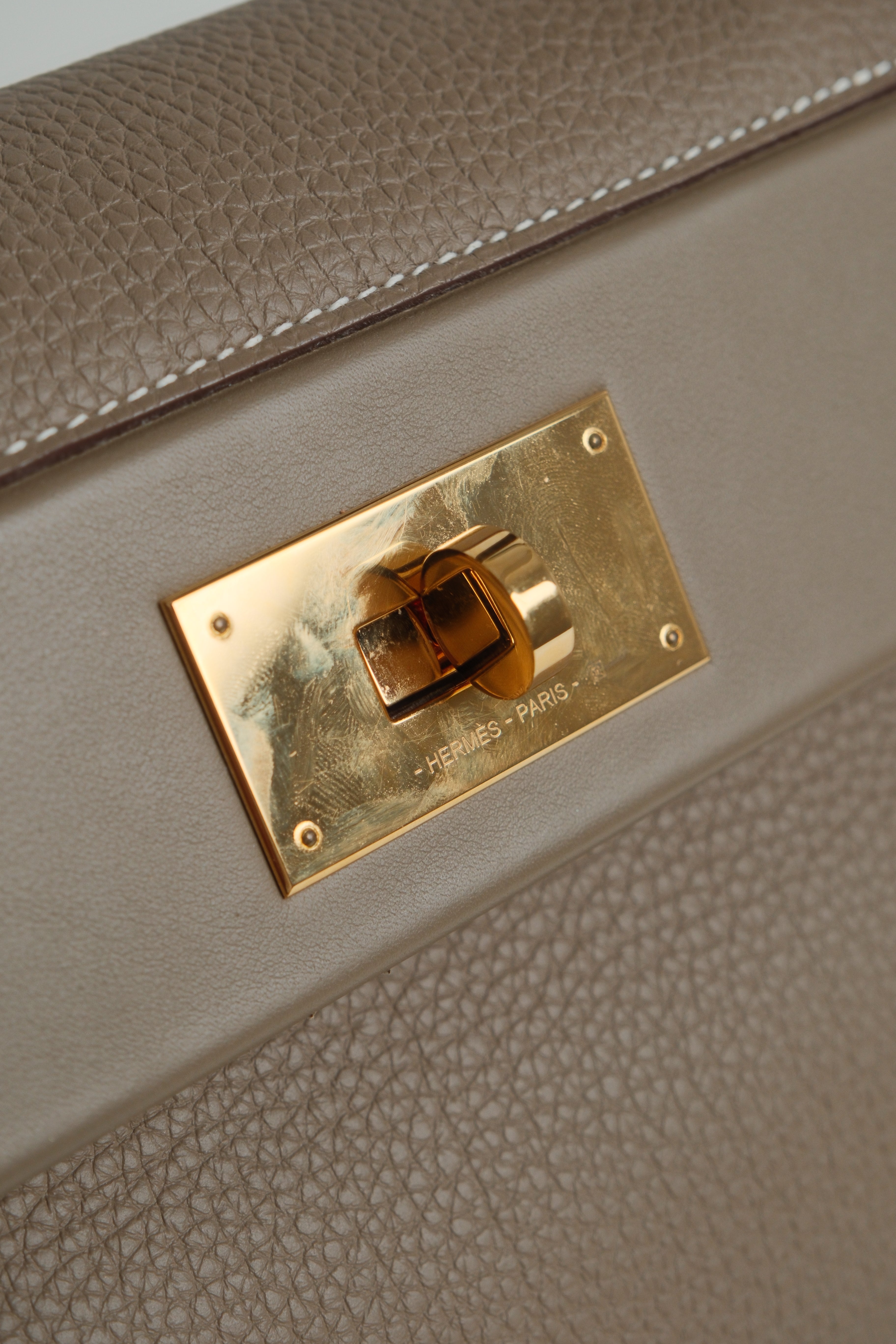 HOLD - 2424 size 29 Etoupe GHW Stamp B