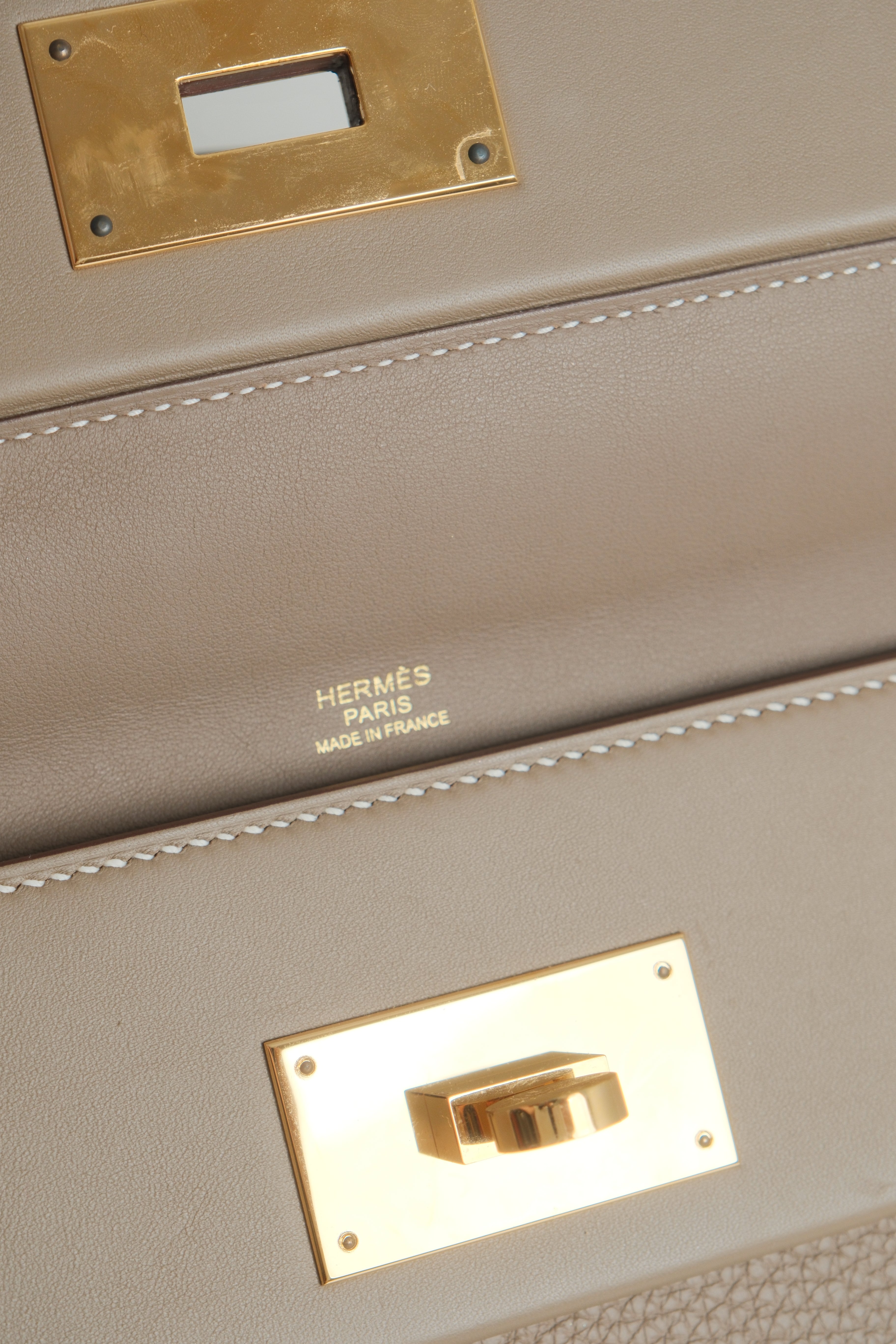 HOLD - 2424 size 29 Etoupe GHW Stamp B