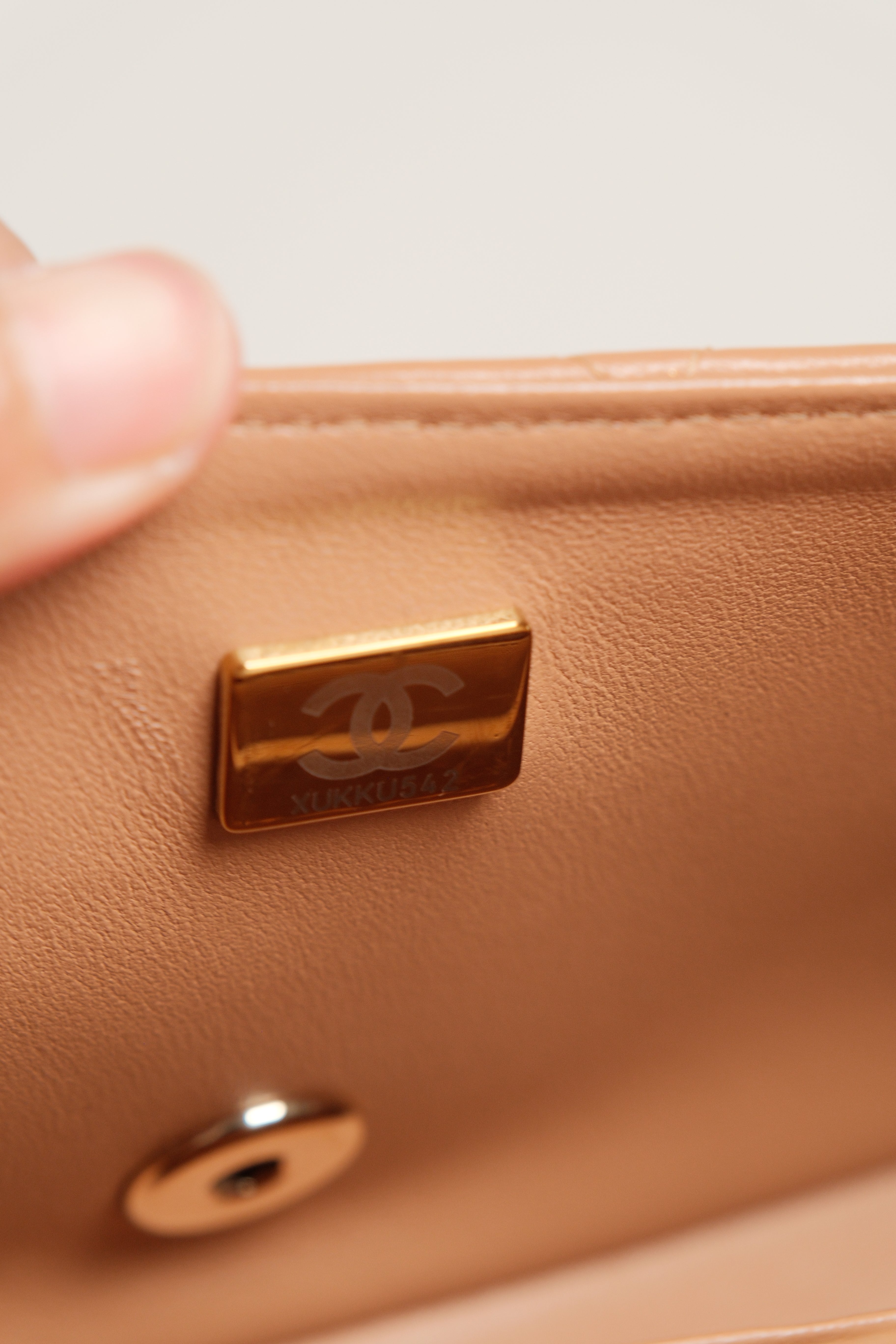 Chanel Top Handle Mini Rectangular Flap Microchipped