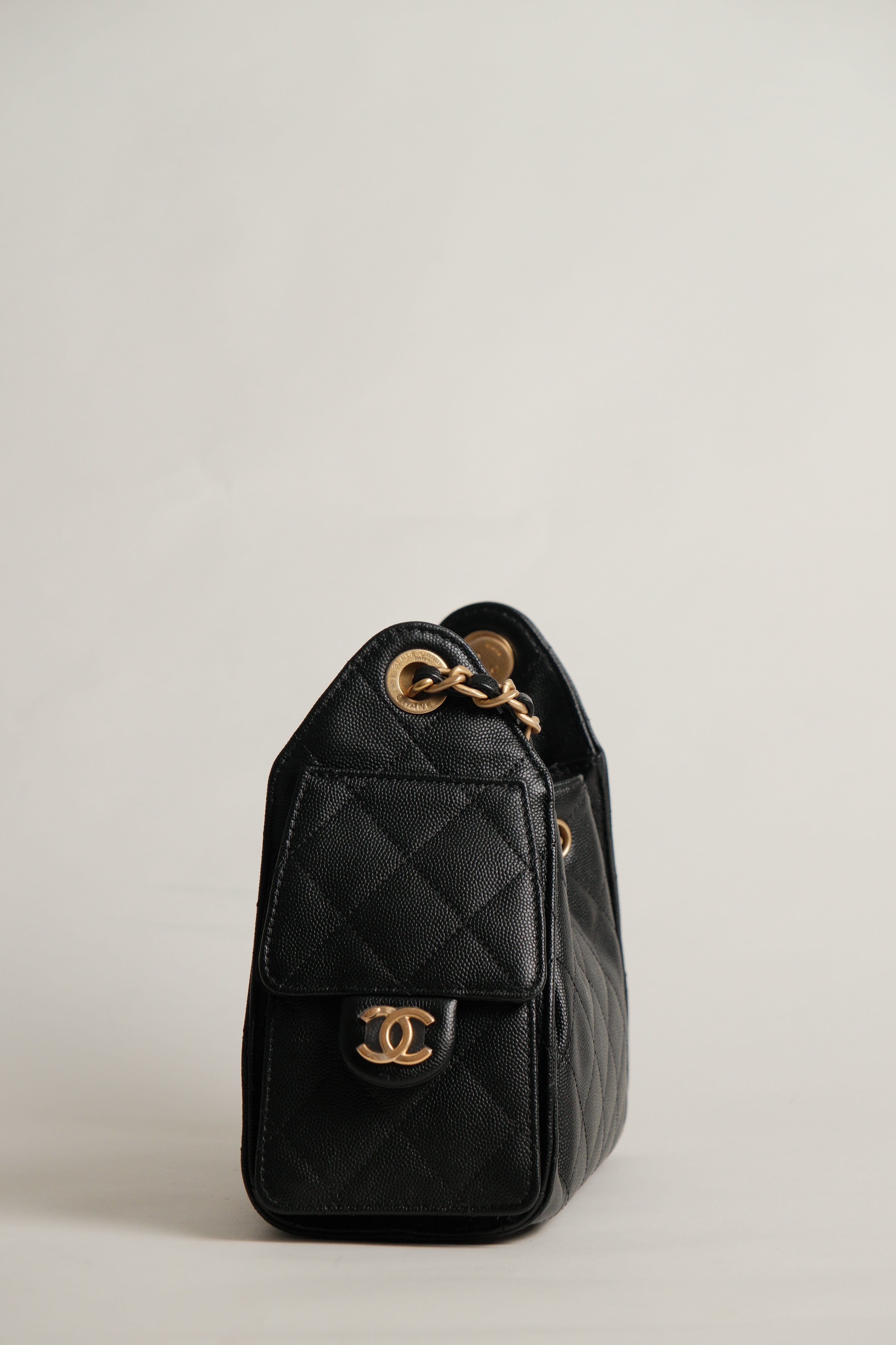Chanel 25 C25 Mini Caviar - Brand New