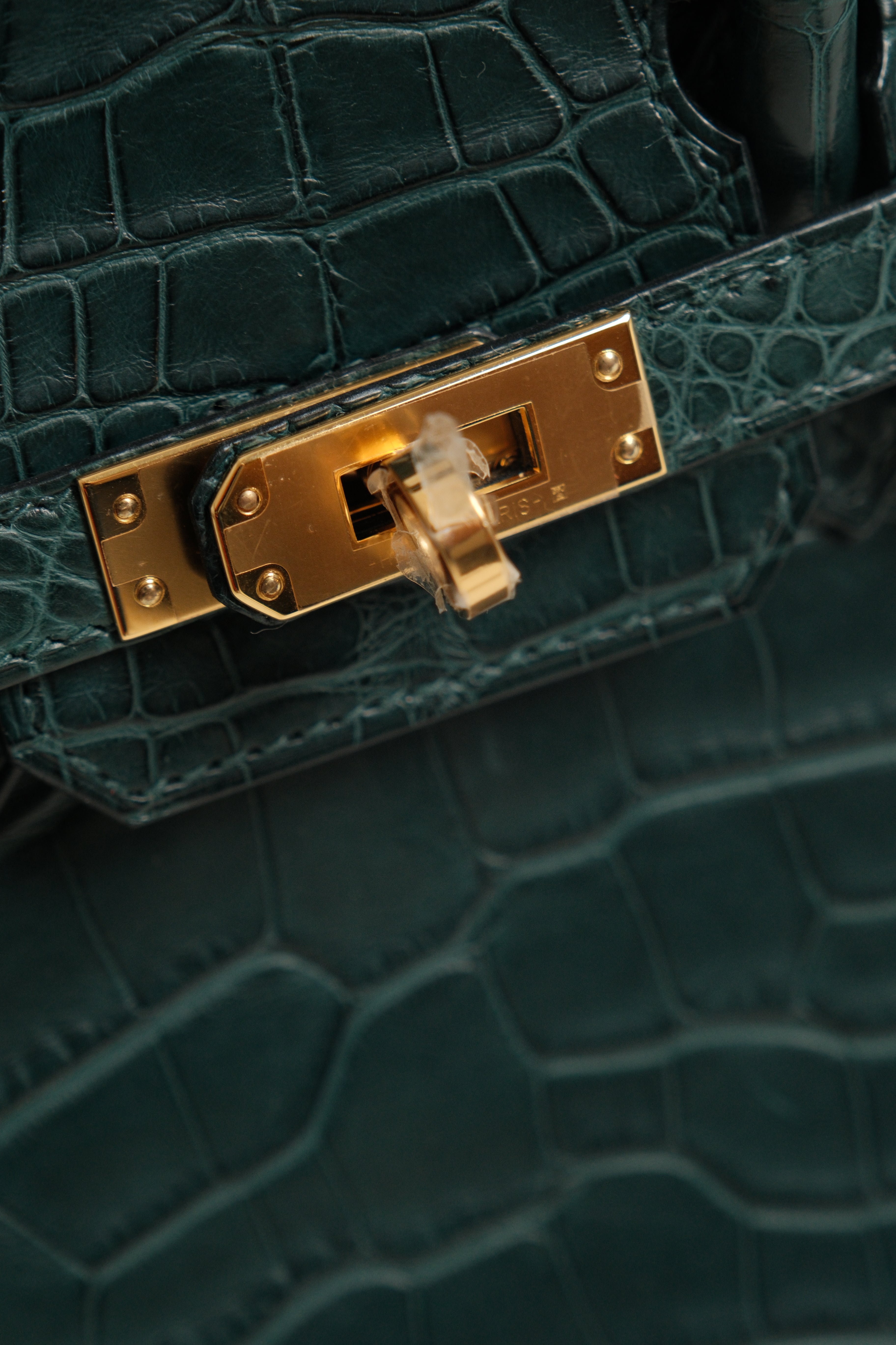 Birkin 25 Matte Alligator Vert Fonce