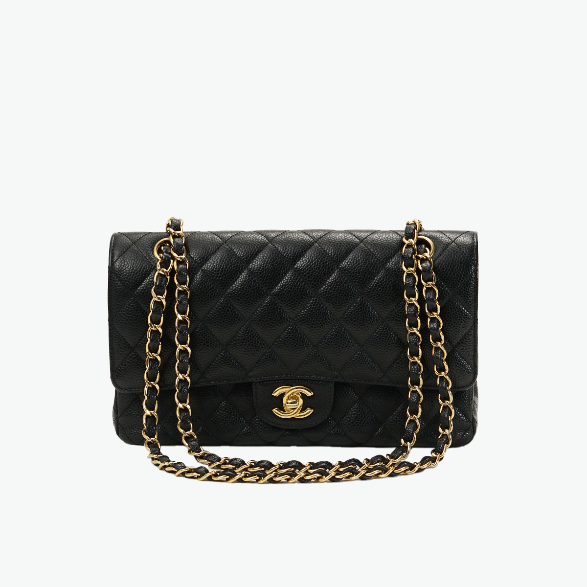 Medium Classic Flap Black