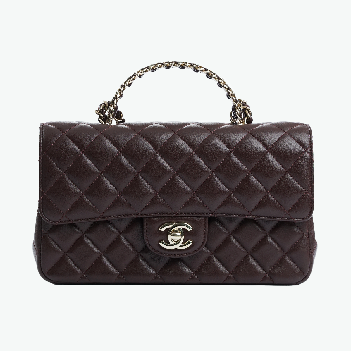 Strass Top Handle Small Flap