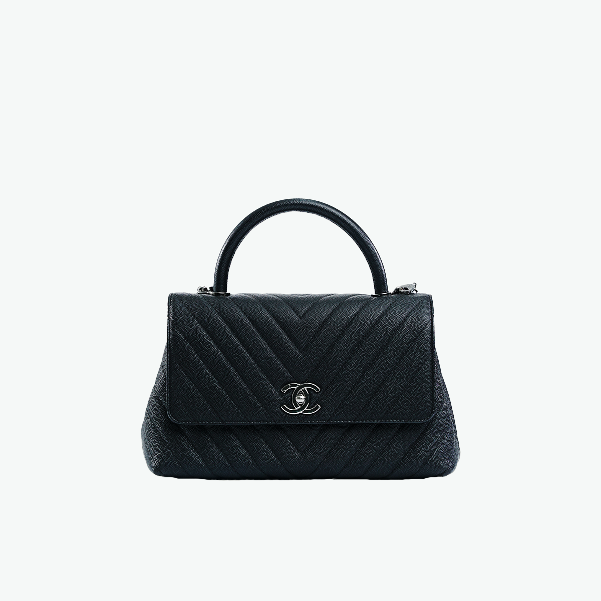 Coco Top Handle Chevron