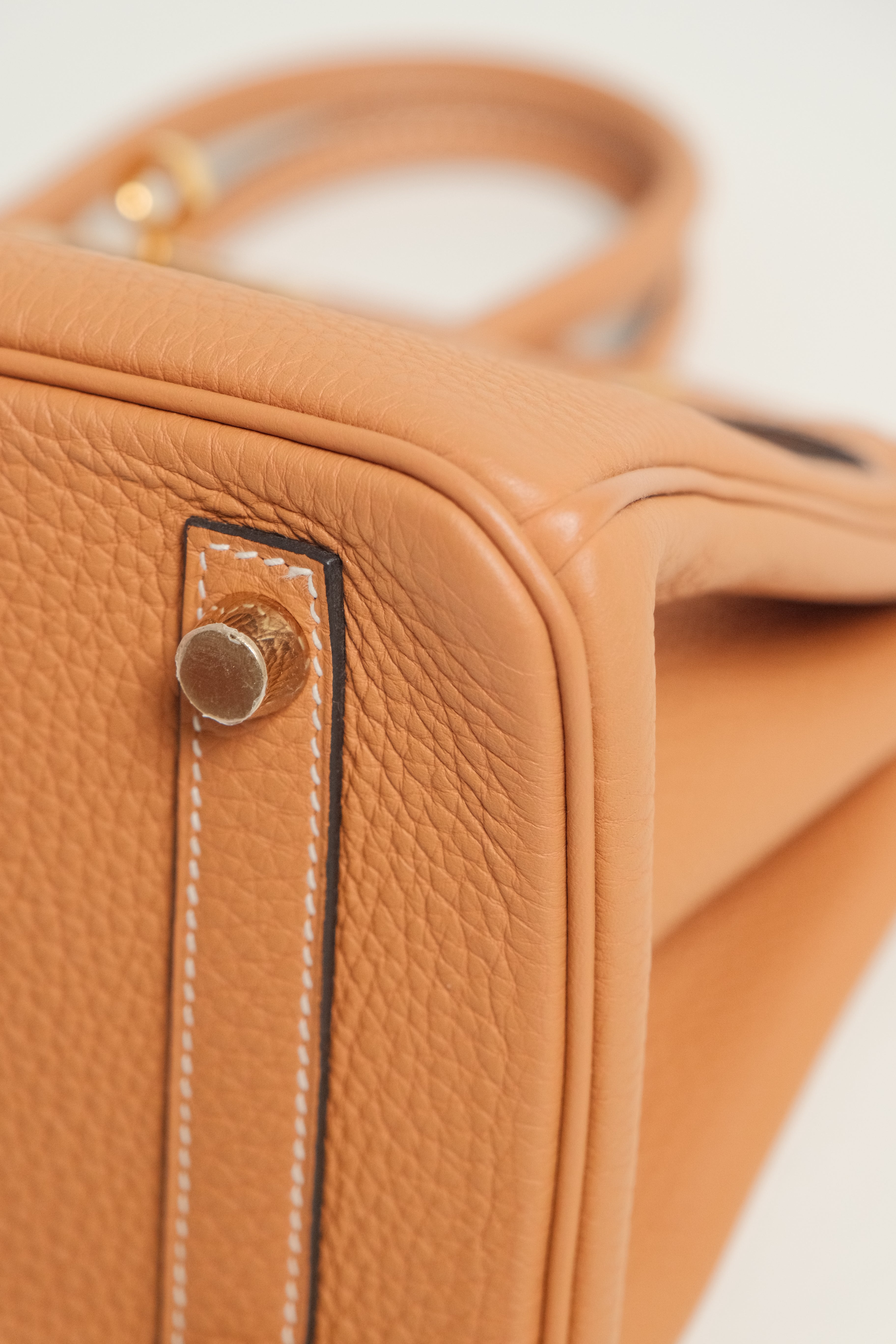 Birkin 25 B25 Toffee Stamp C