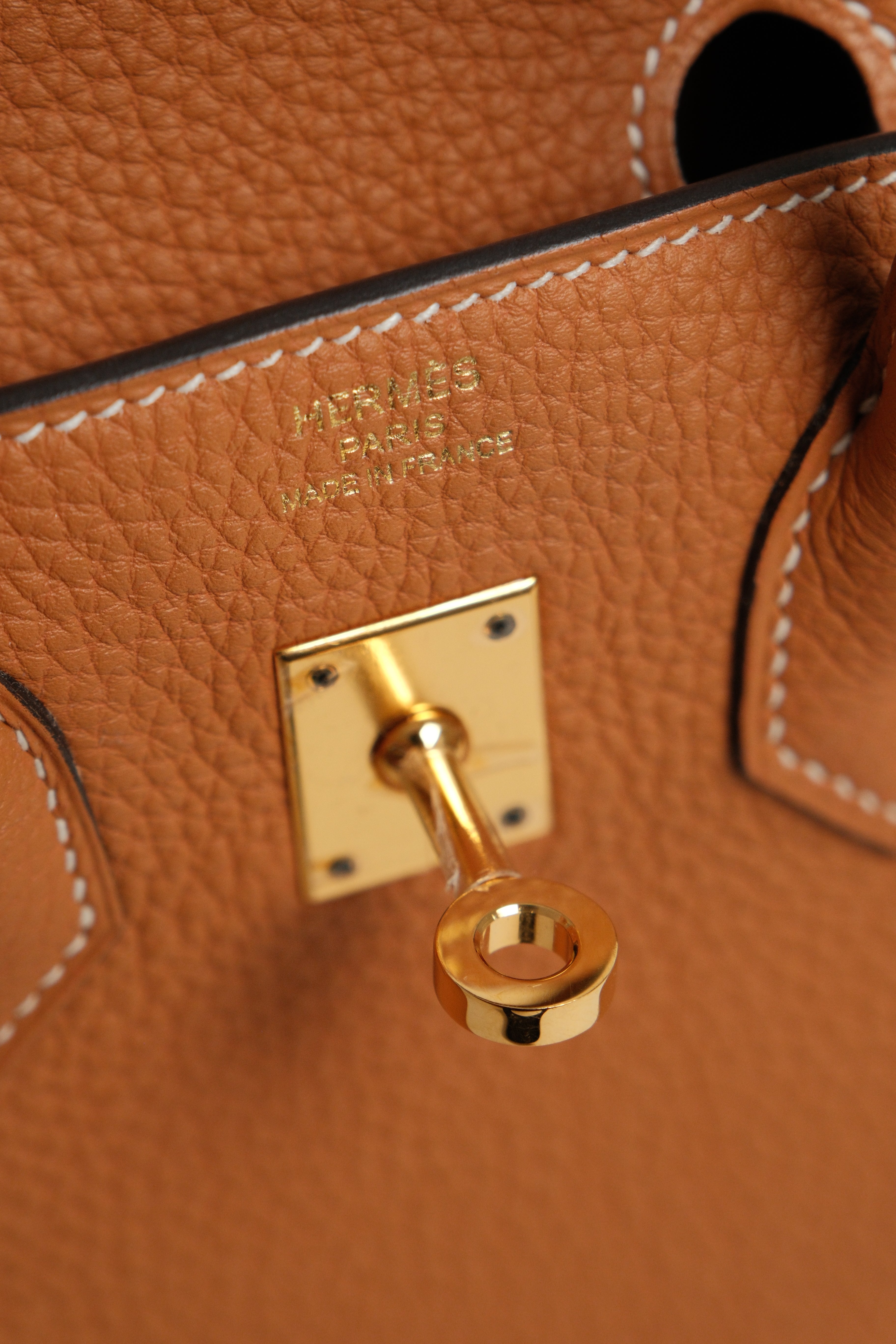 Birkin 25 B25 Toffee Stamp C