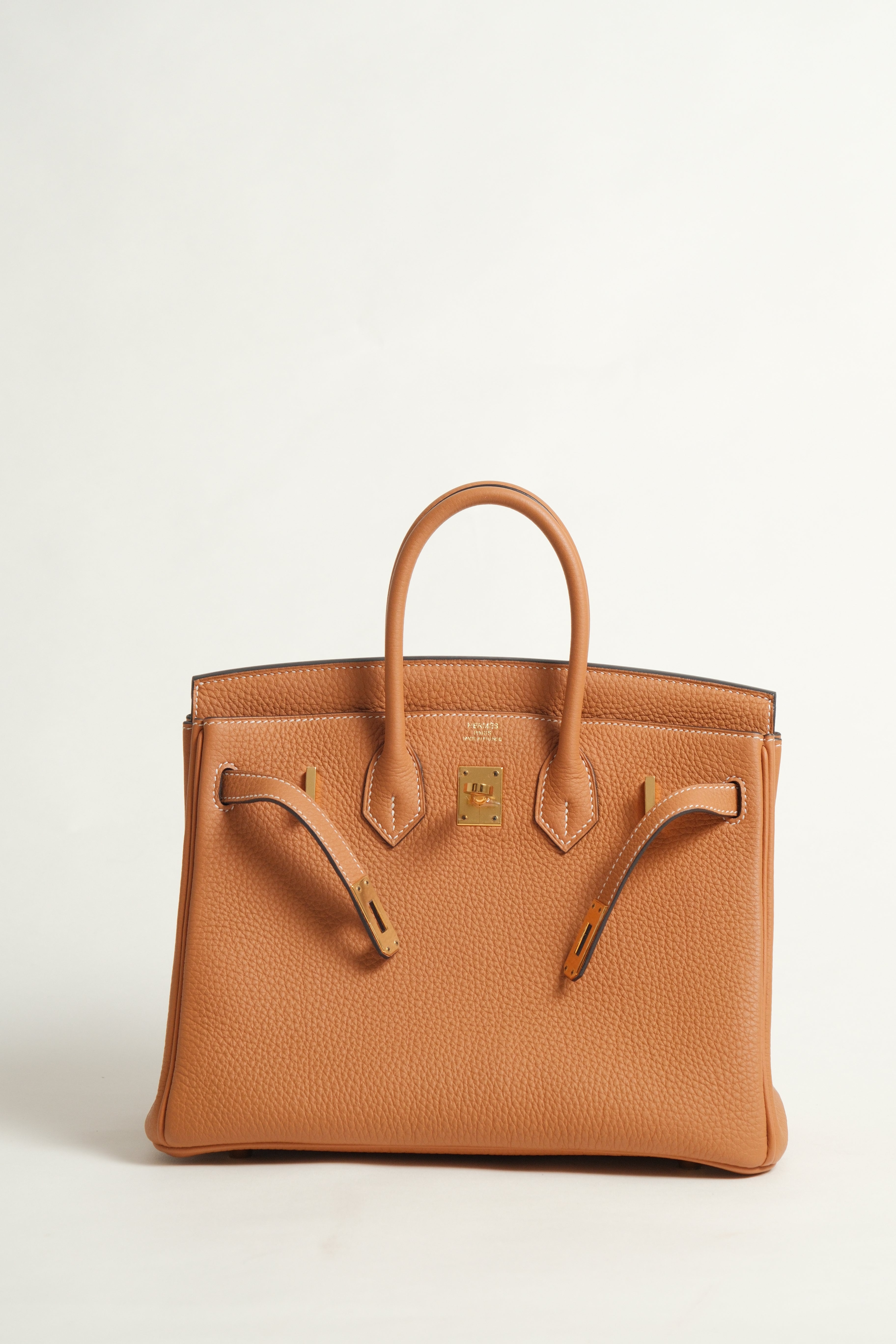 Birkin 25 B25 Toffee Stamp C