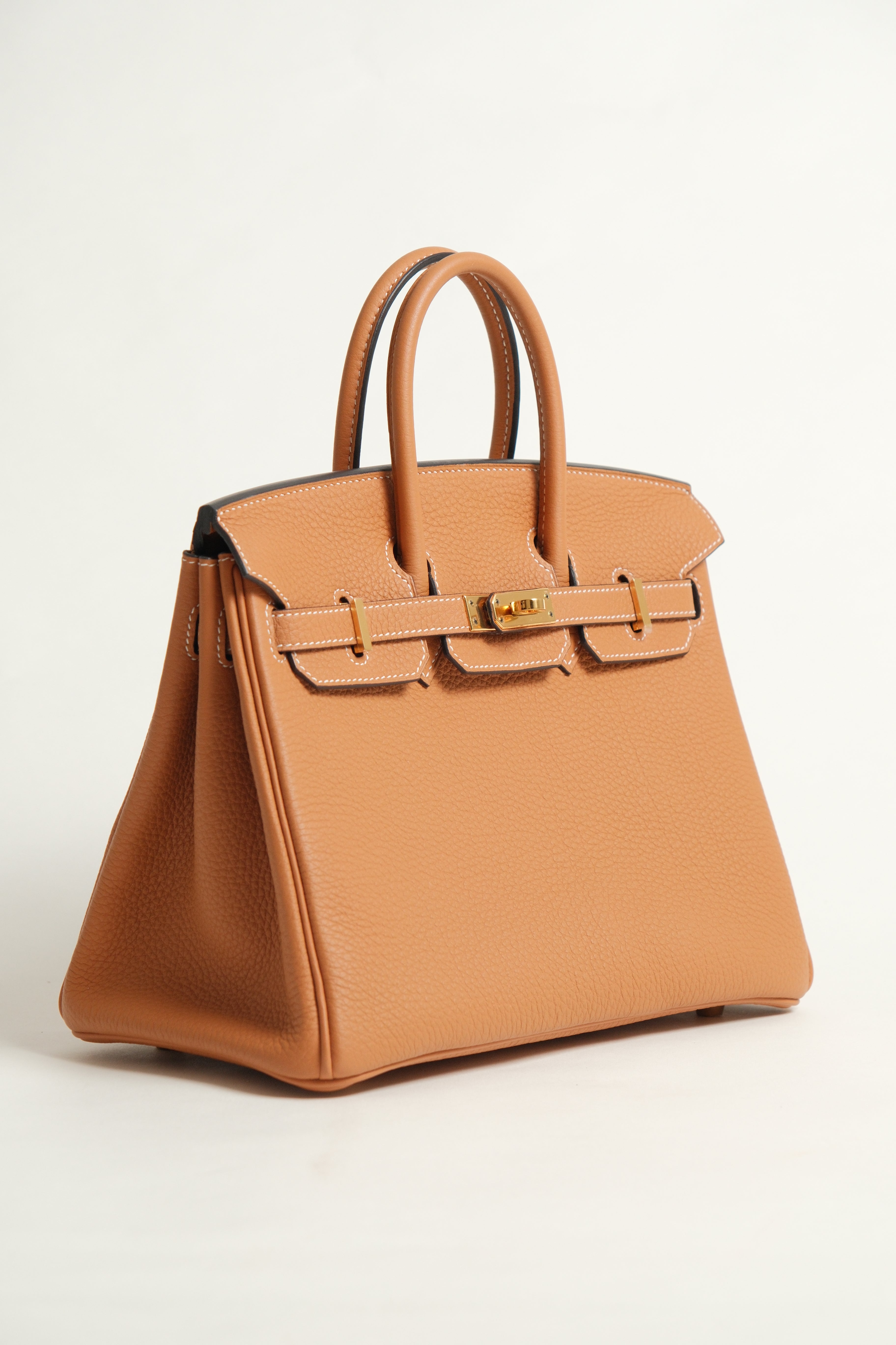 Birkin 25 B25 Toffee Stamp C