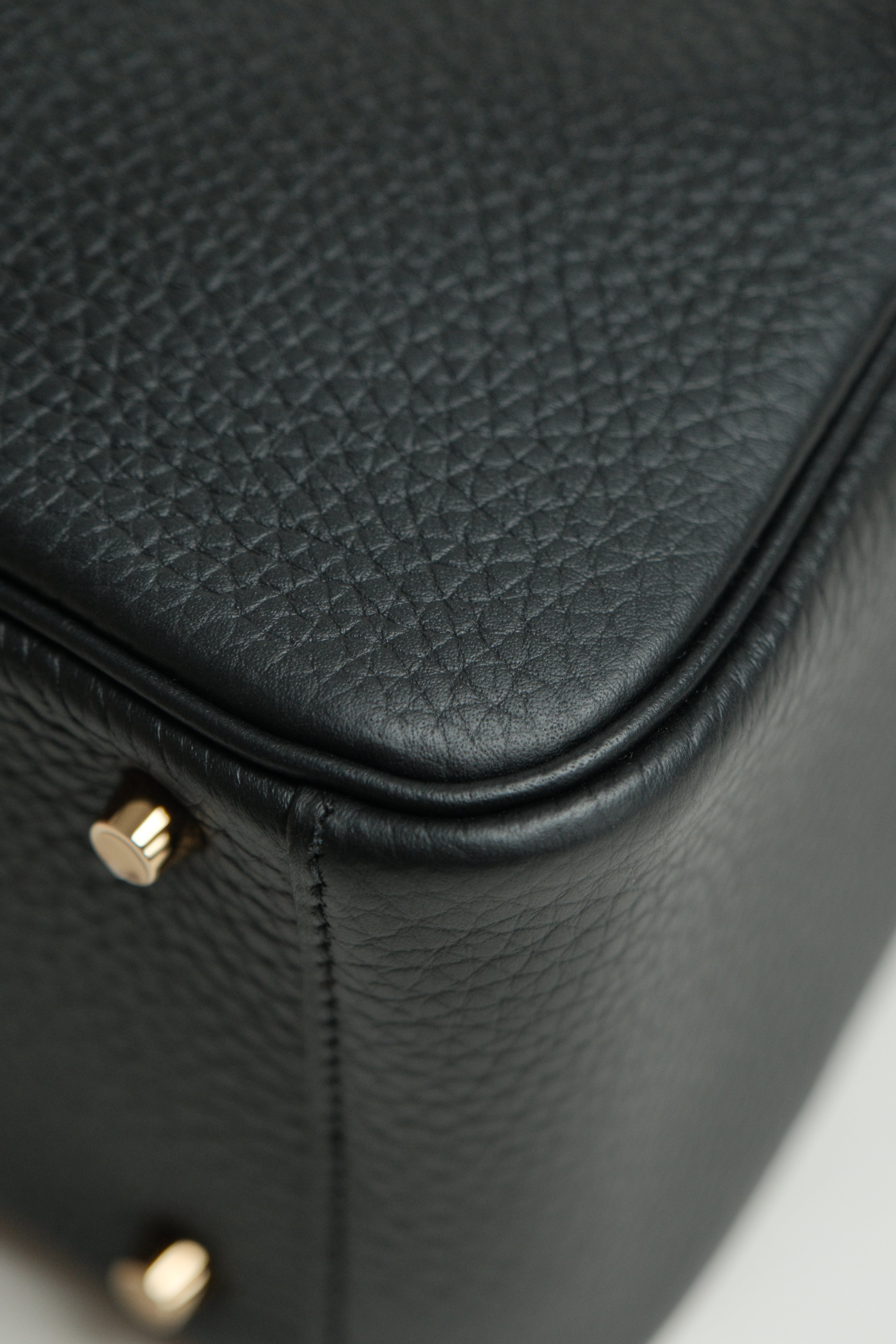 Brand New Mini Lindy Noir GHW Stamp K 2025