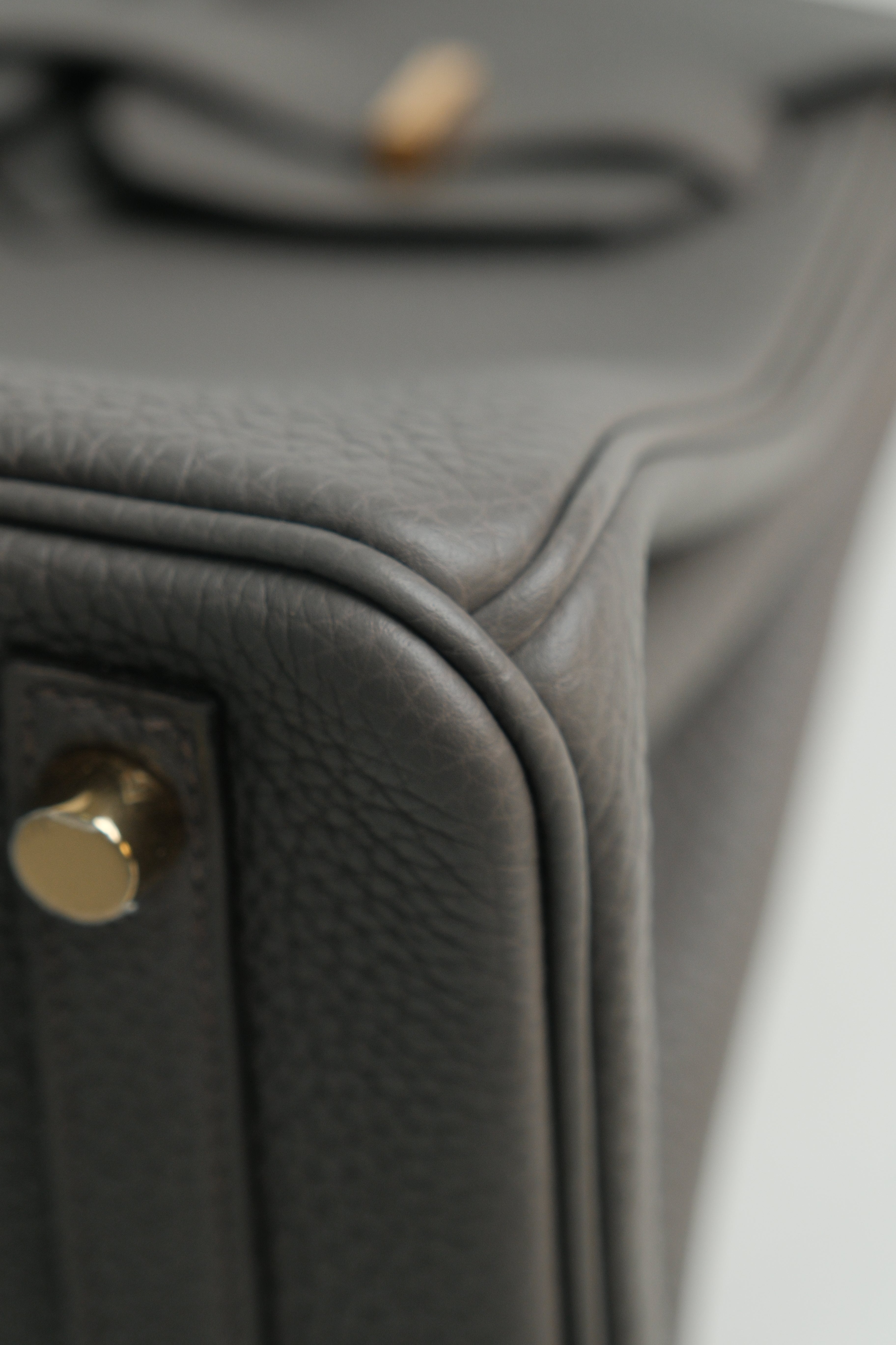 Birkin 25 Gris Etain GHW Stamp Z