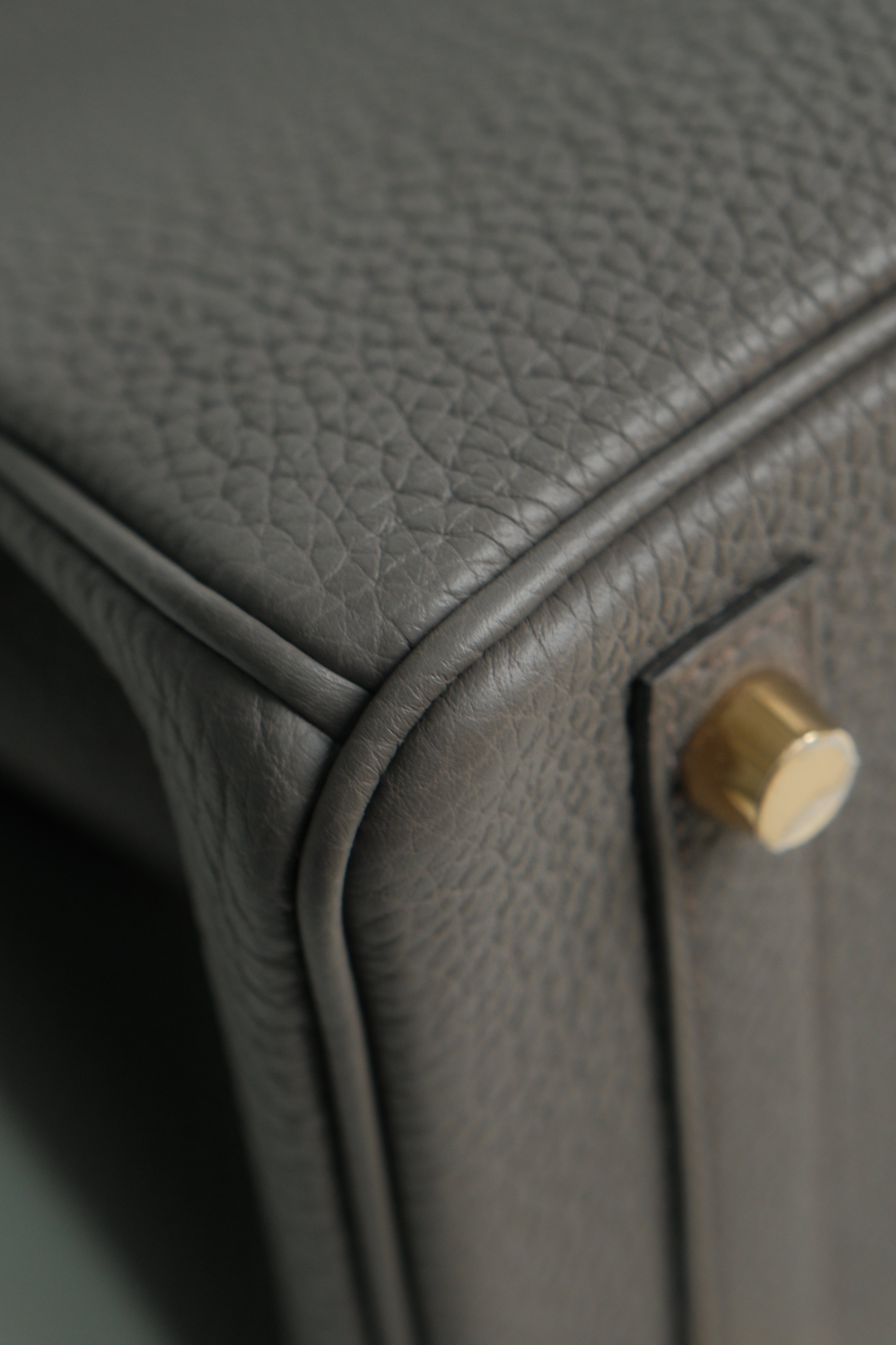 Birkin 25 Gris Etain GHW Stamp Z