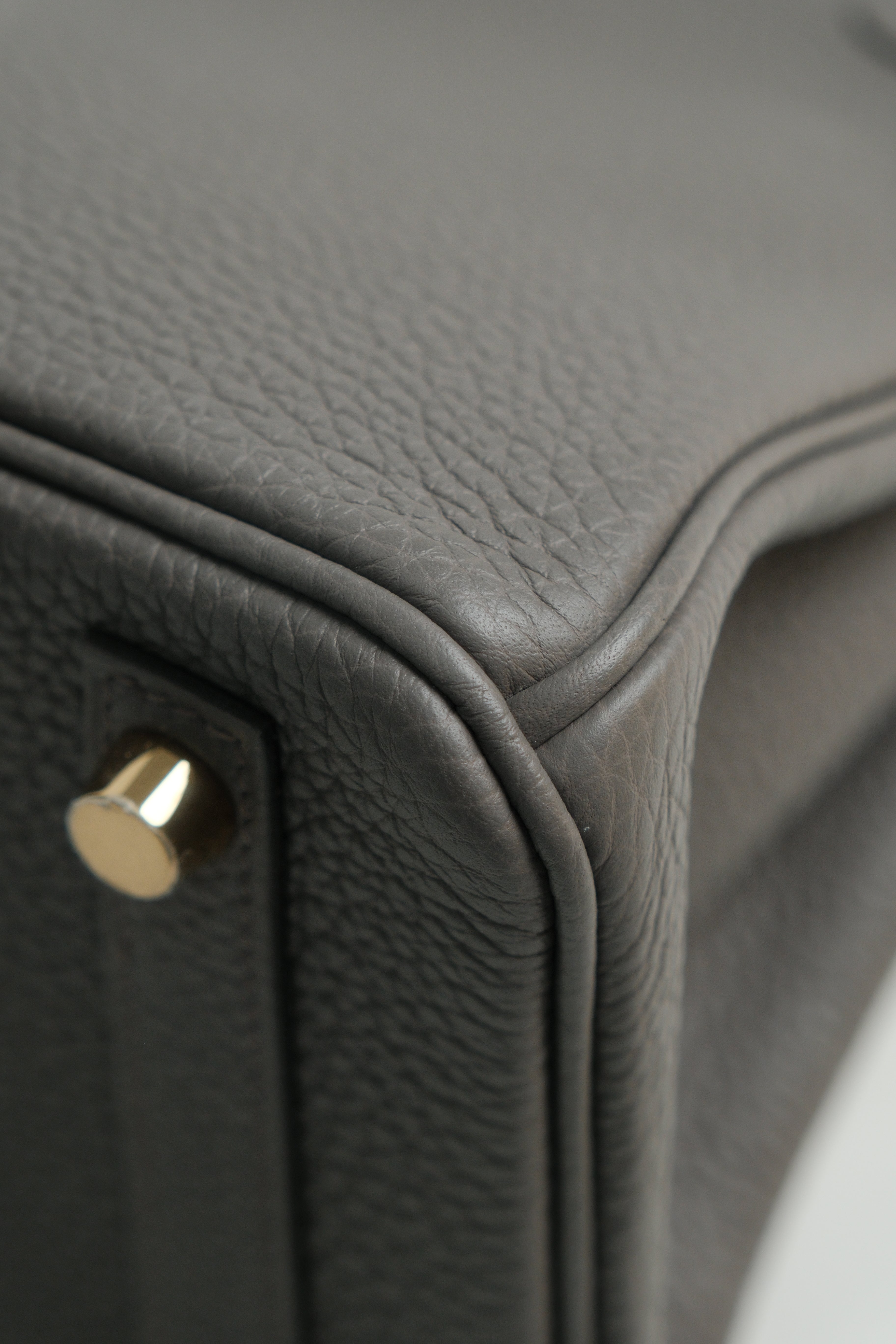 Birkin 25 Gris Etain GHW Stamp Z