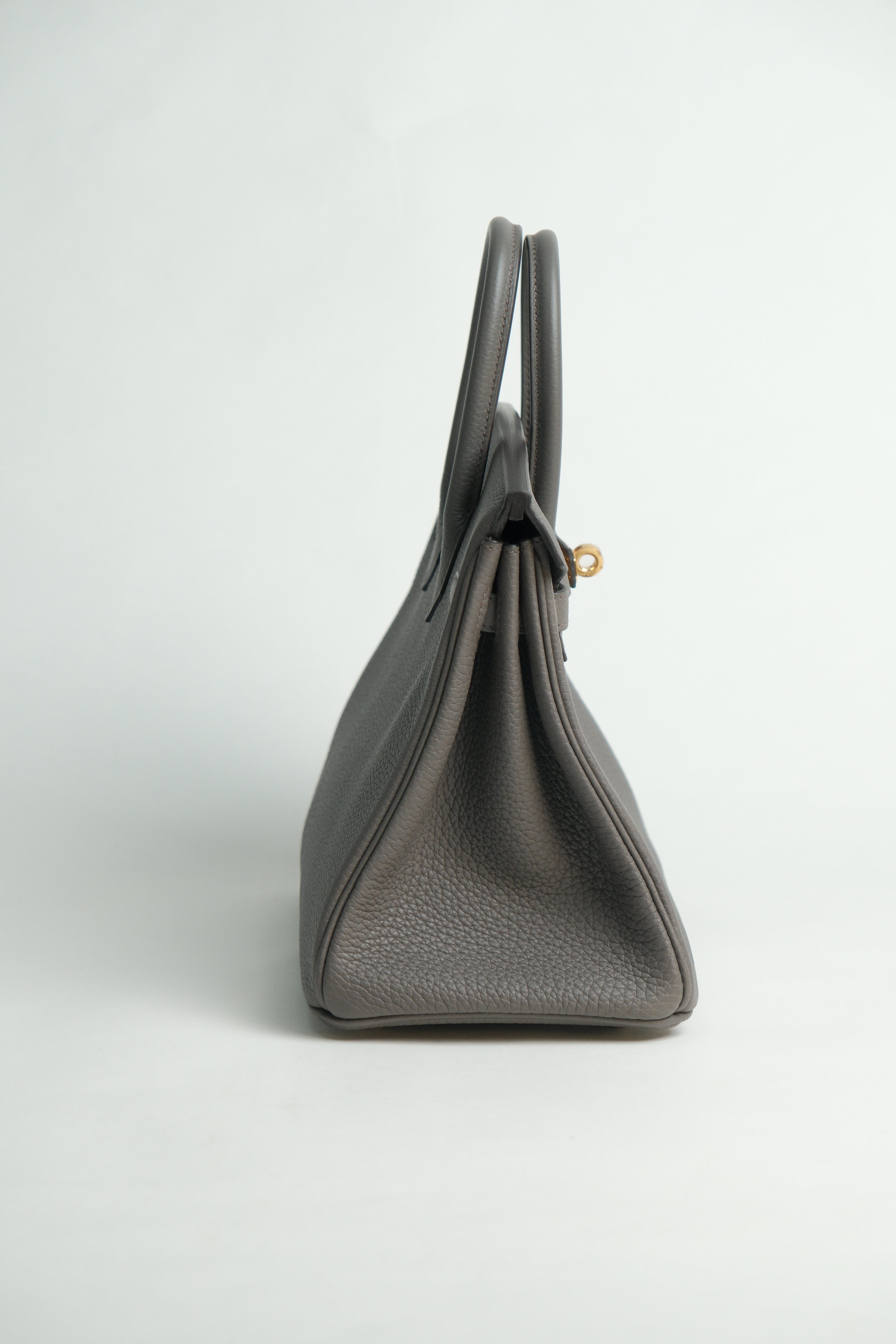 Birkin 25 Gris Etain GHW Stamp Z