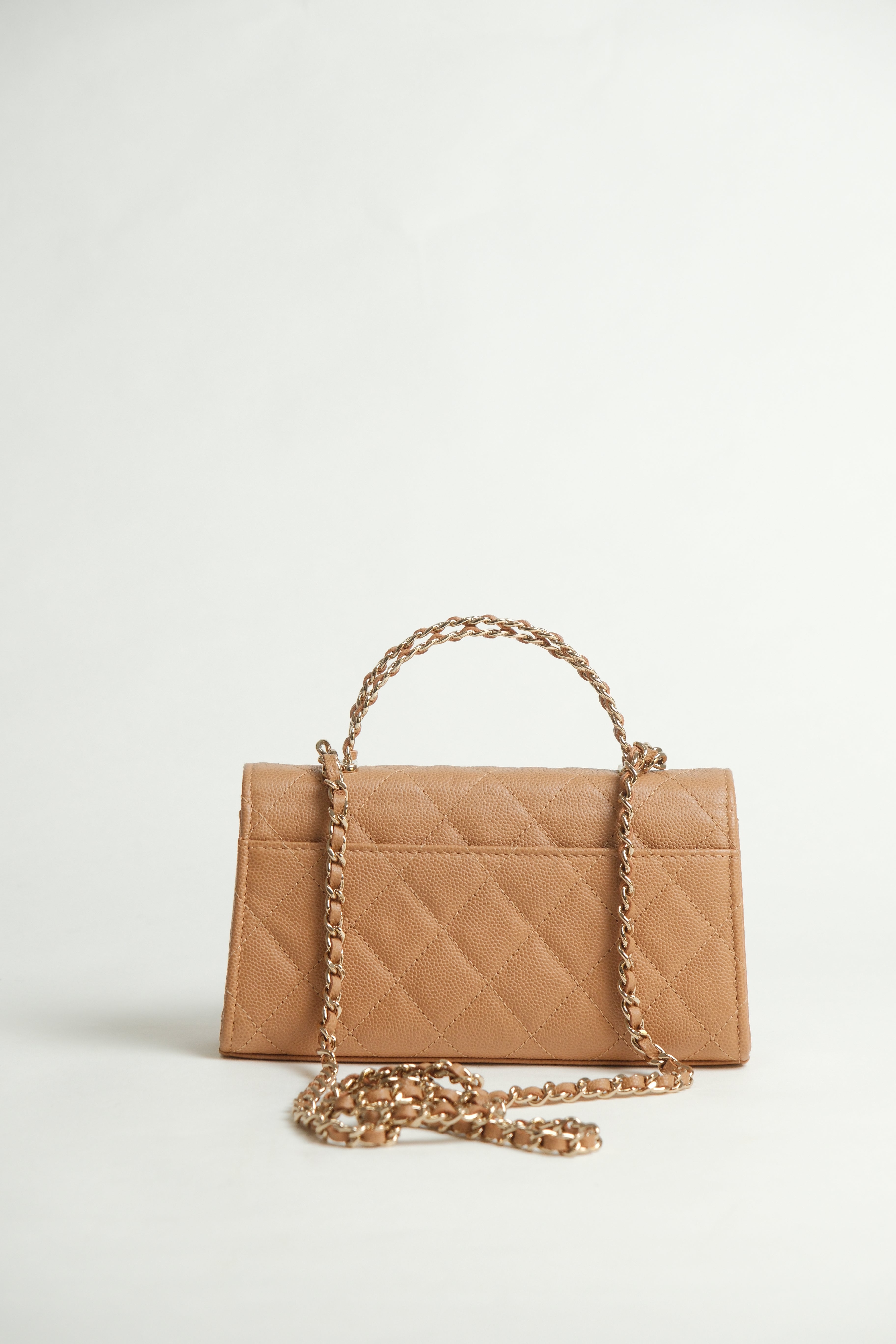 Top Handle Caviar Microchipped