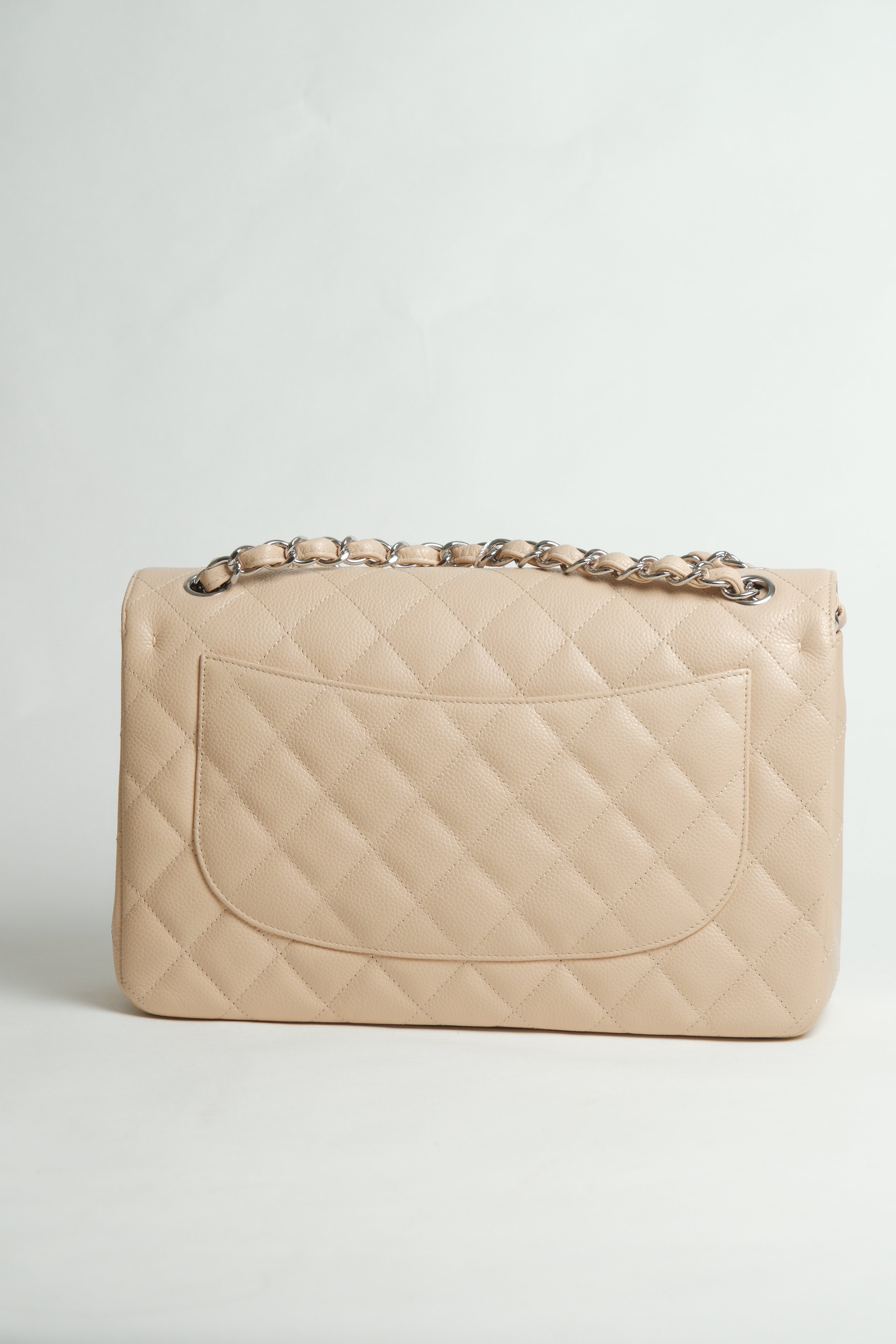 Classic Jumbo Double Flap Caviar