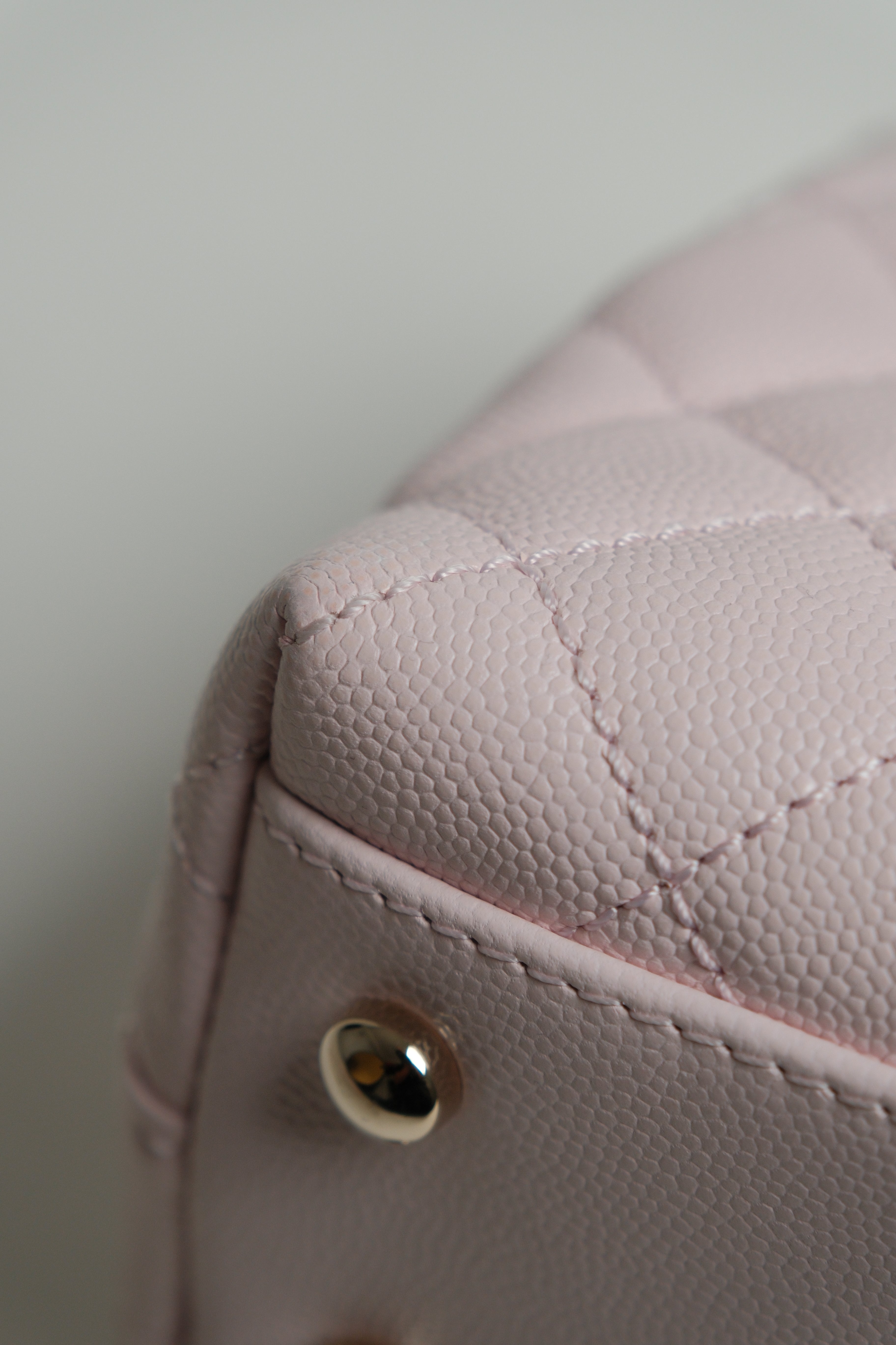 Mini Coco Top Handle Caviar Microchipped