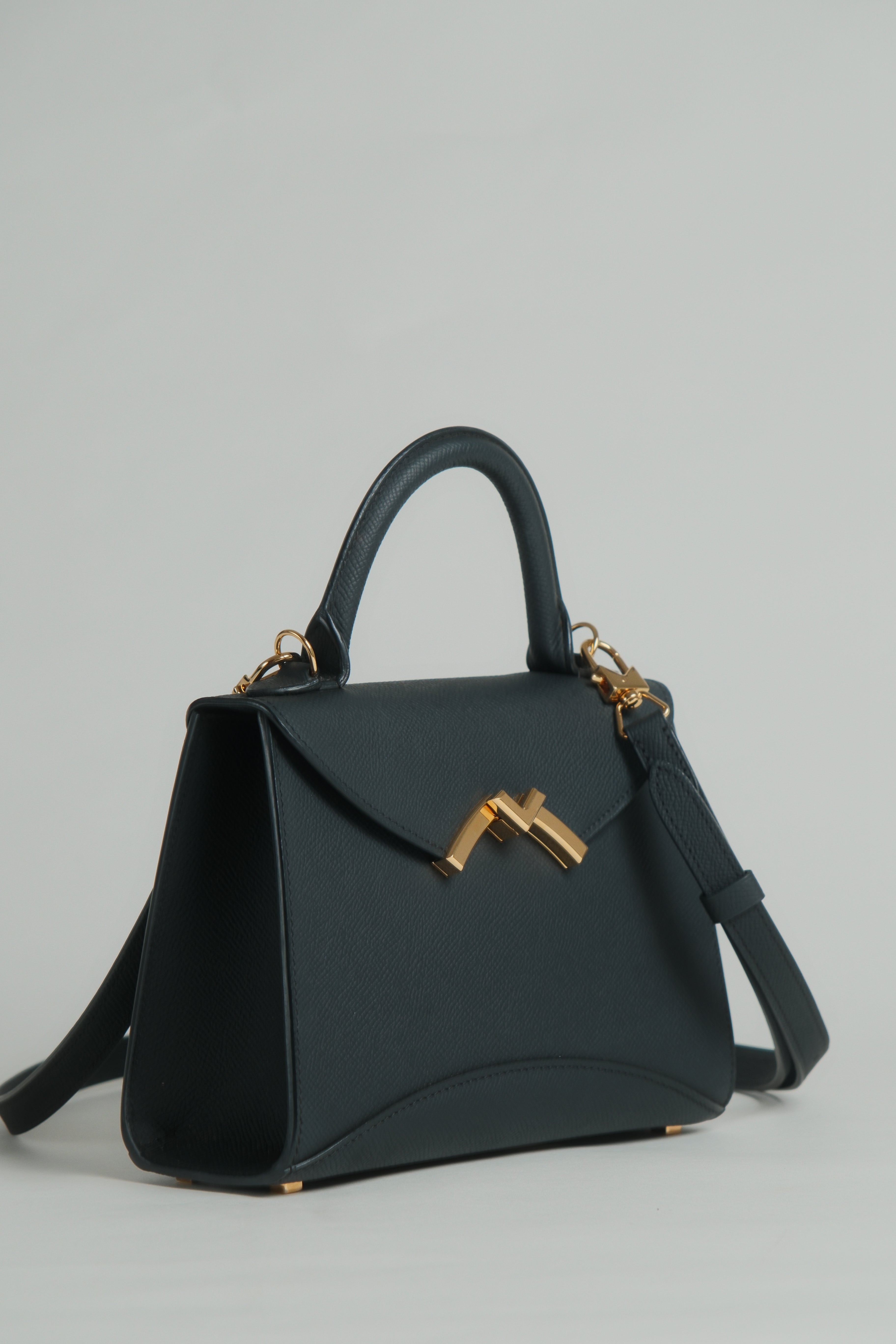 Gabrielle Mini Black Gold Hardware
